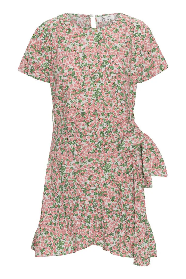 AgnesIC Kjole - Pink Blomsterprint