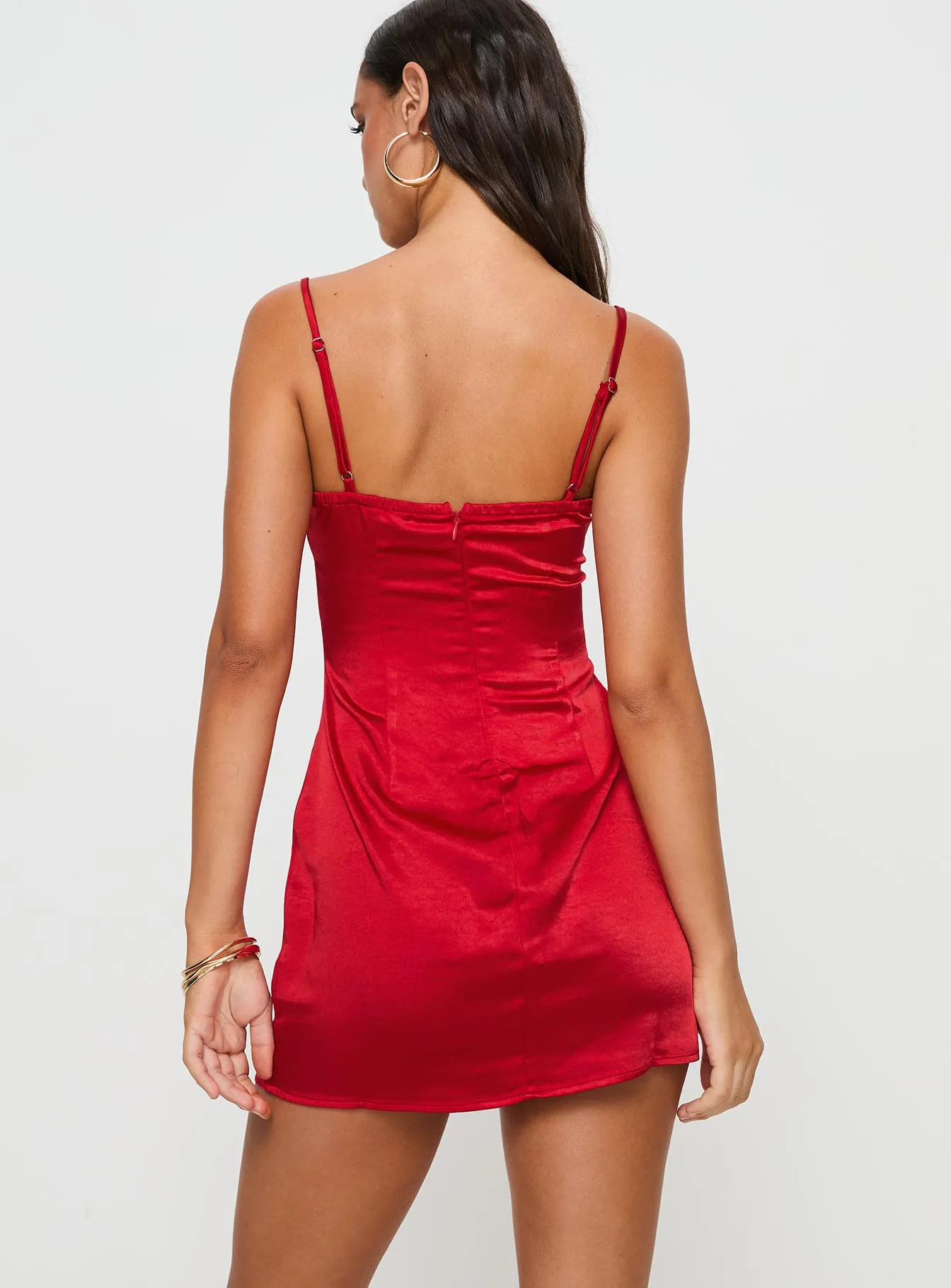 Ambre Mini Dress Red