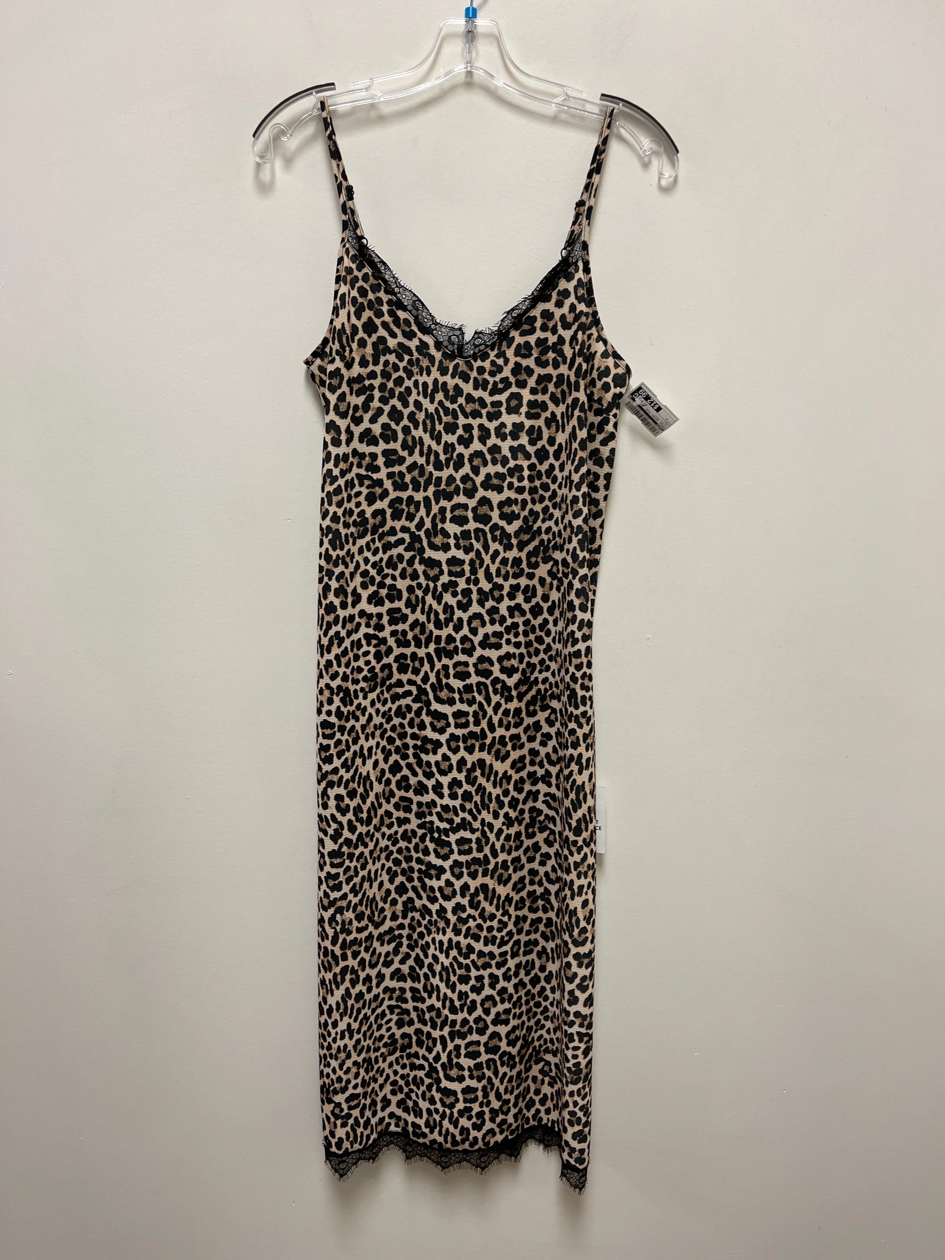 Animal Print Dress Casual Midi Asos, Size S