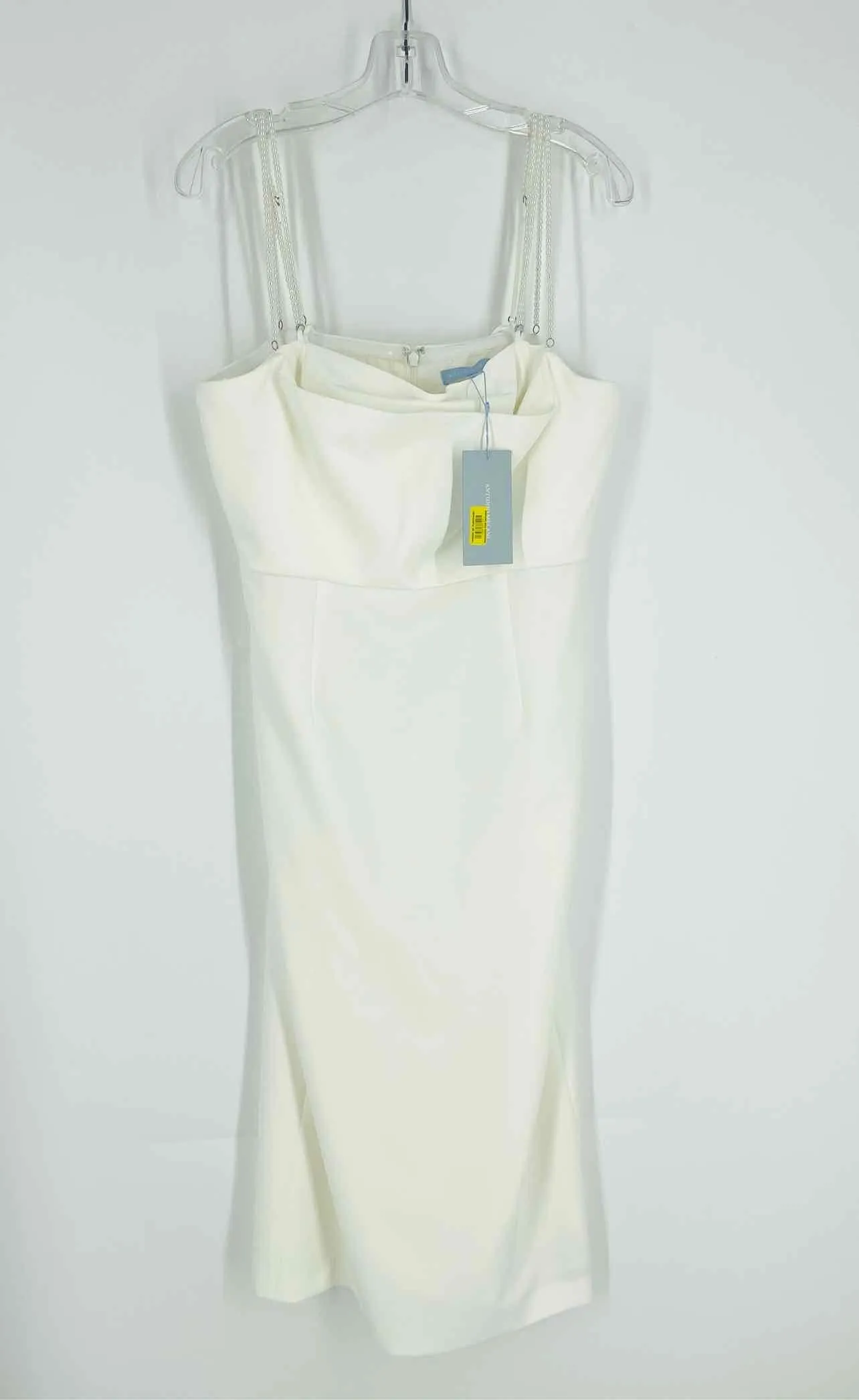 Antonio Melani Size 12 Ivory Maxi Faux Pearls NEW Dresses Dress