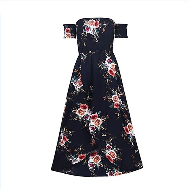 Autumn Dress Floor Length Long Dress Women Off Shoulder Dresses