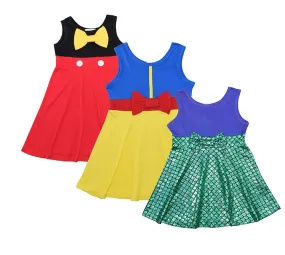 Baby Toddler Girl Dress Up Dresses Mermaid Minnie Mouse Snow White Disney Princesses