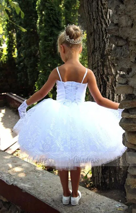 ball gown lace flower girl dresses girls pageant dresses beaded flower girl dresses for weddings tea length communion,BD99397