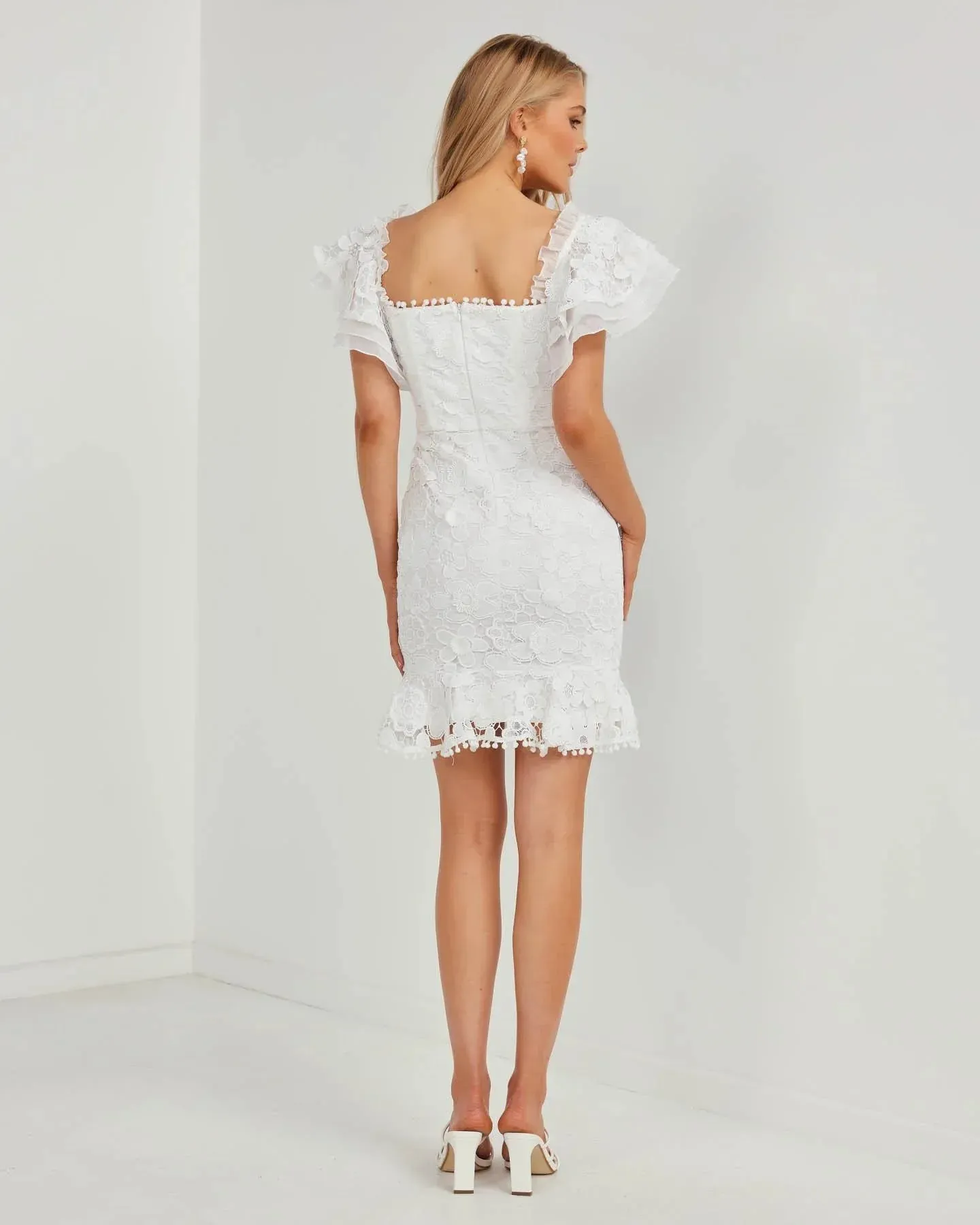 Beata Dress - White