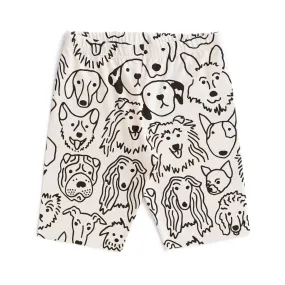 Bike Shorts - Dogs Black