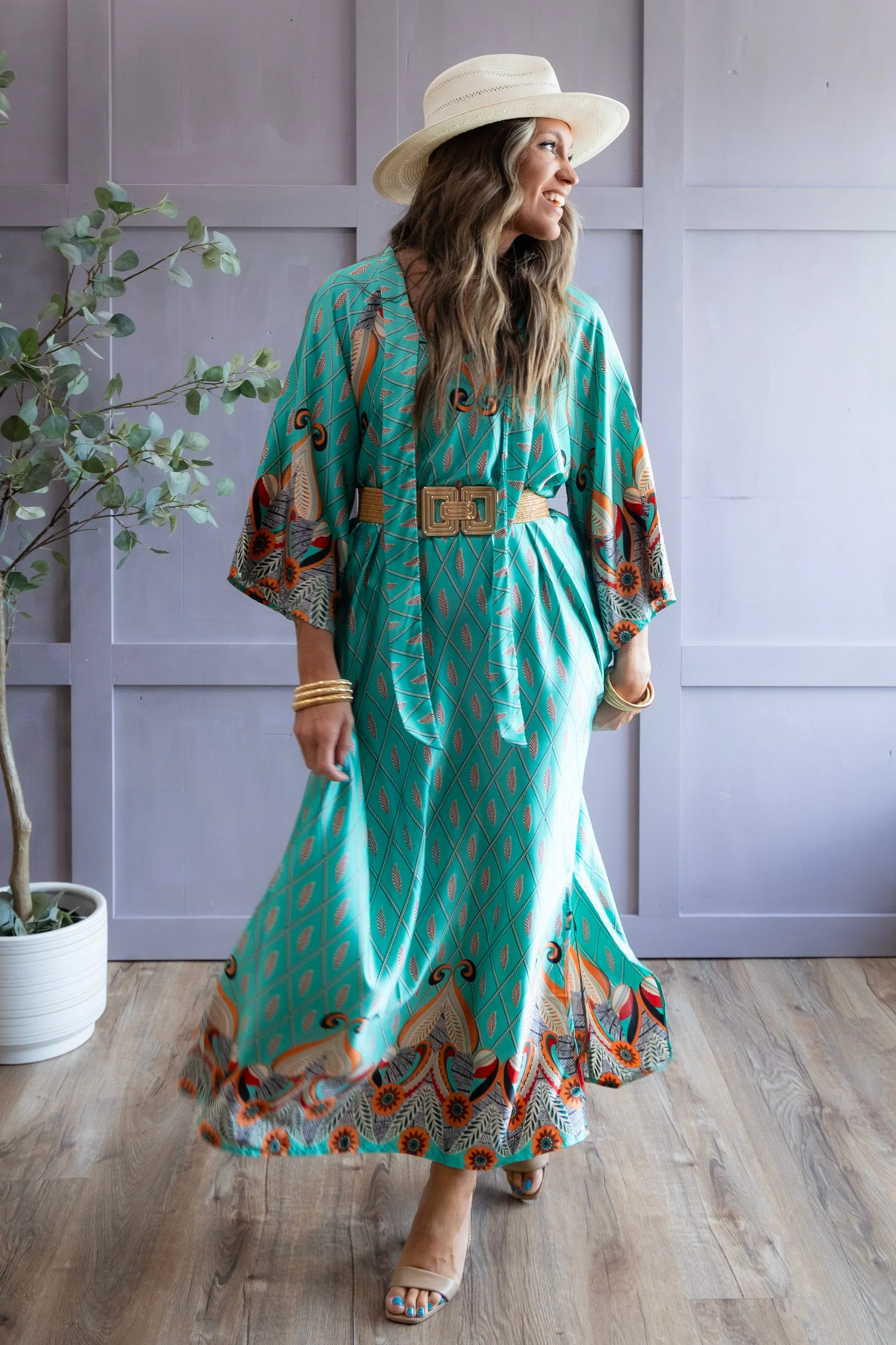 Birds Of Feather Maxi Dress