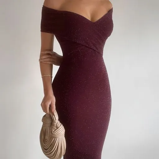 Brenda Dress by Twosisters - Burgundy