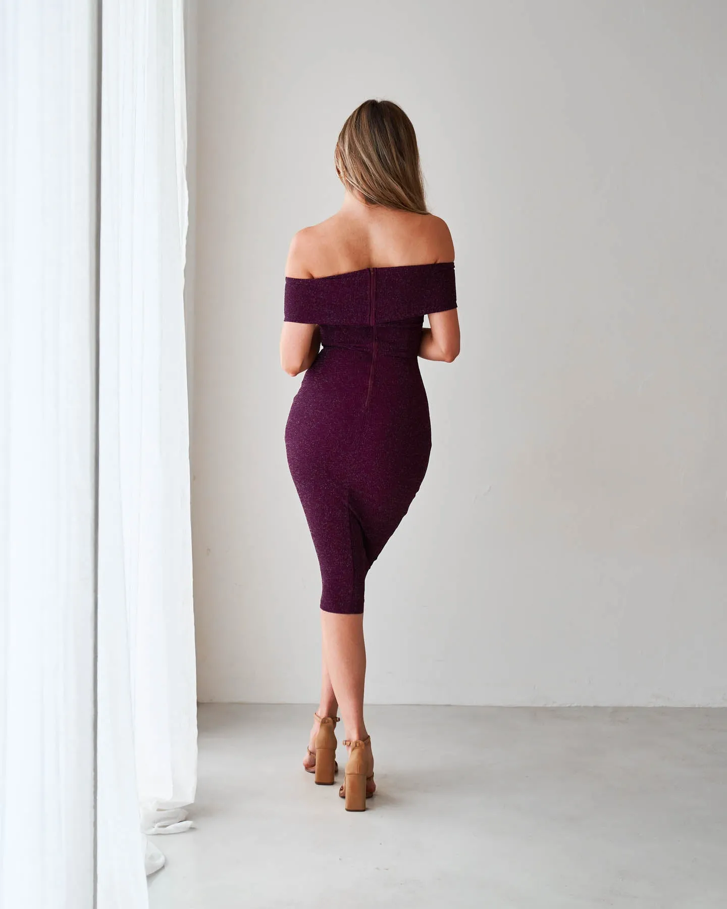 Brenda Dress by Twosisters - Burgundy