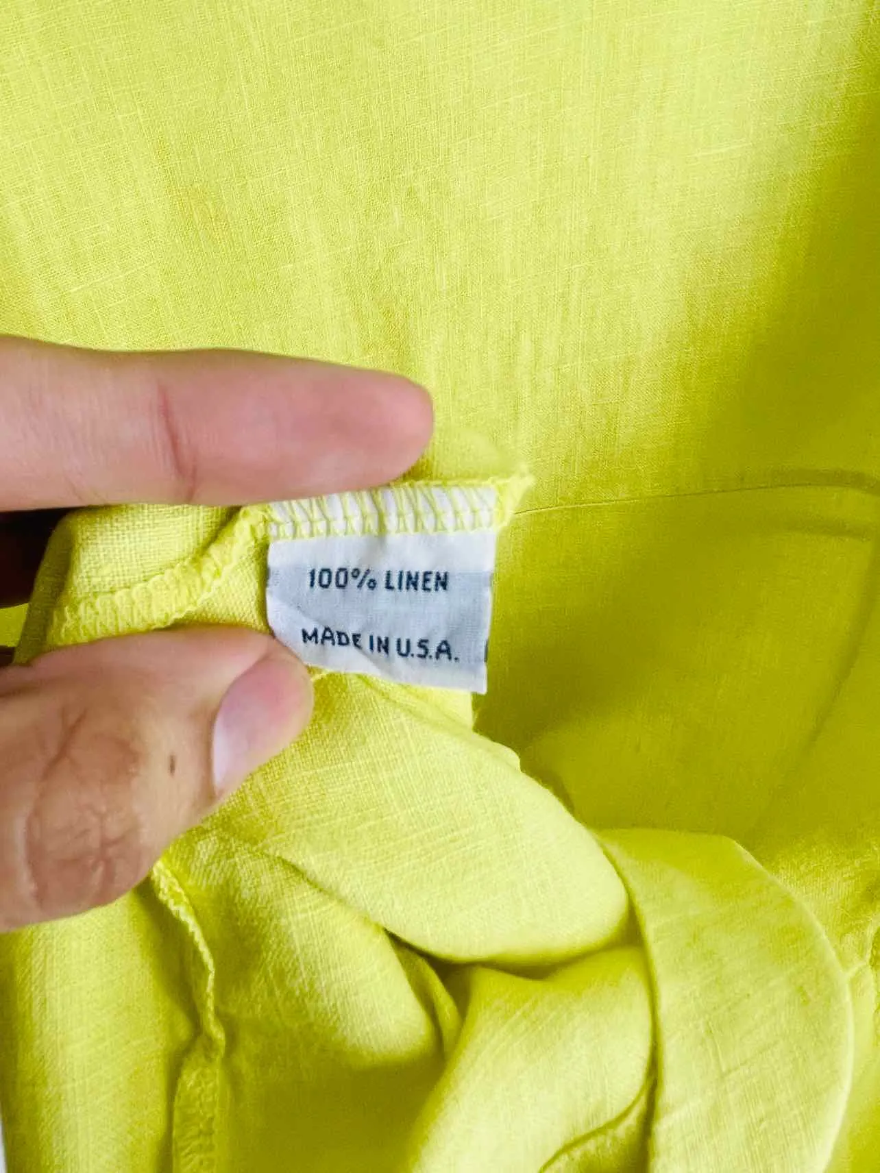 Bryn Walker Size XS Yellow Linen Dresses Dress