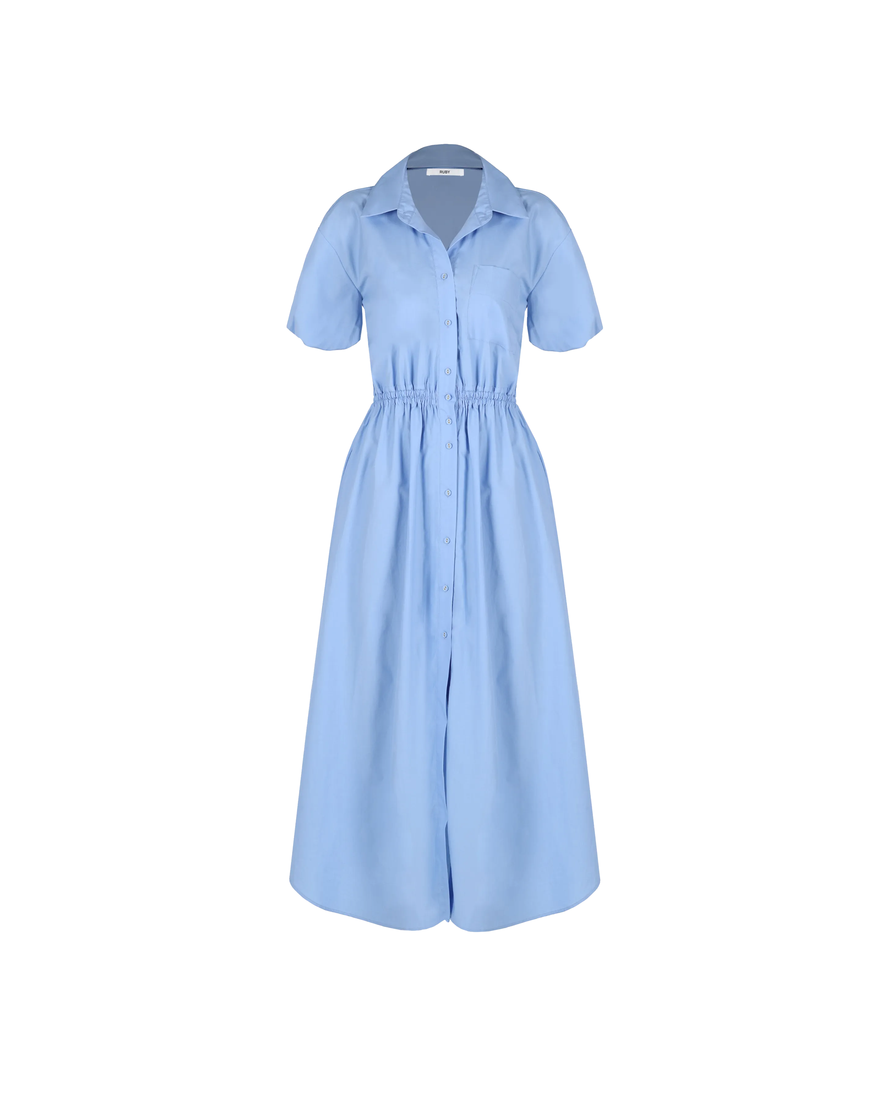 COMET SHIRT DRESS CORNFLOWER