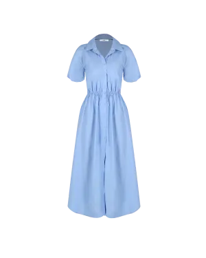 COMET SHIRT DRESS CORNFLOWER