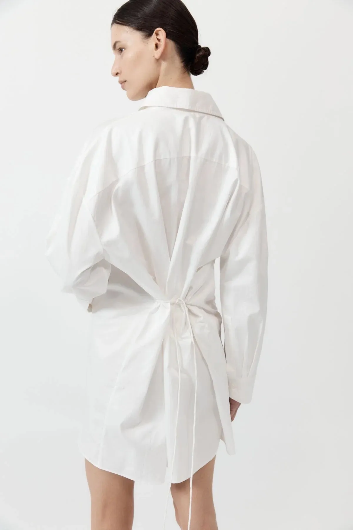 Cotton Oversized Shirt Dress