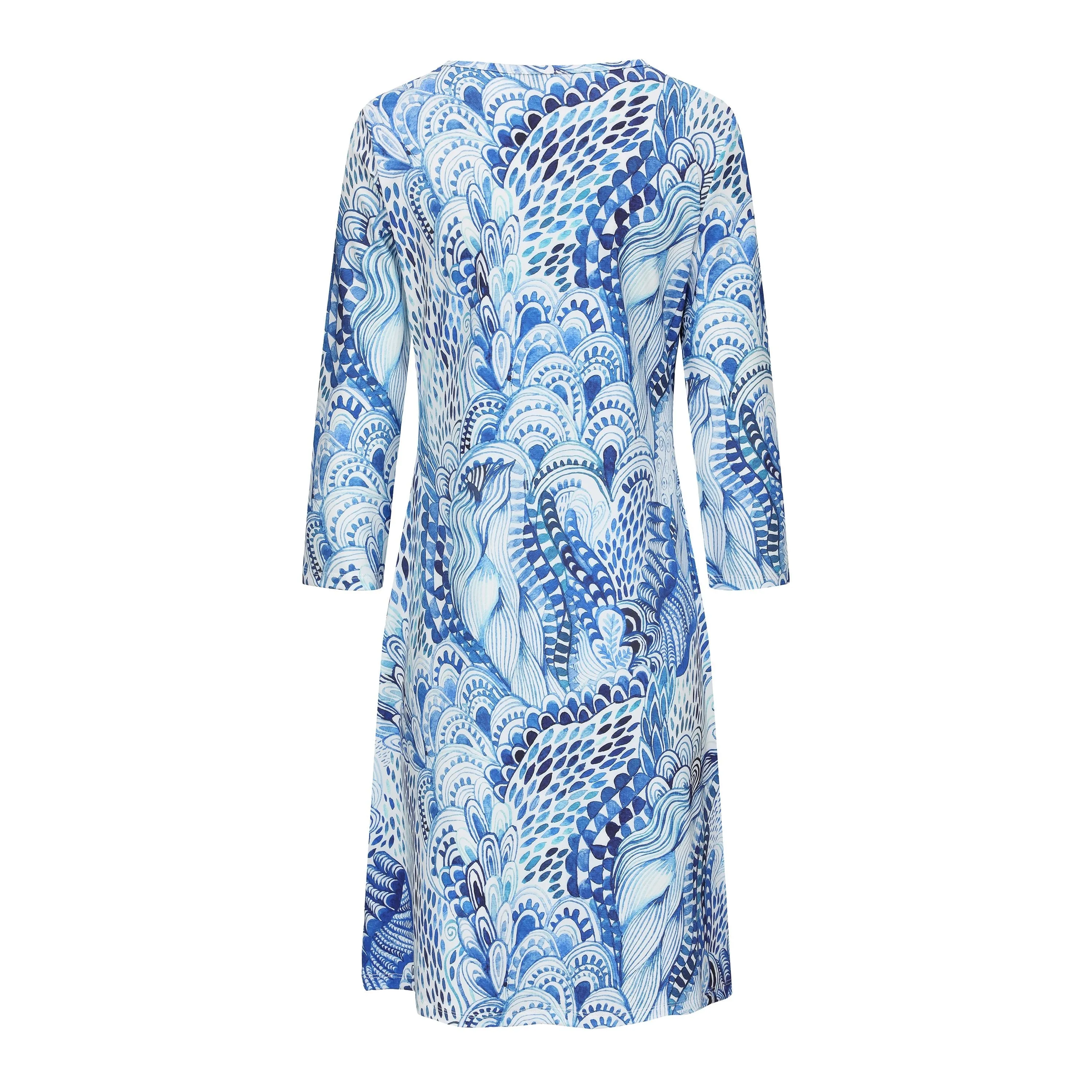 Daphne Dress Cascade Blue