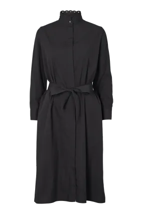 Eddy Shirt Dress - Black