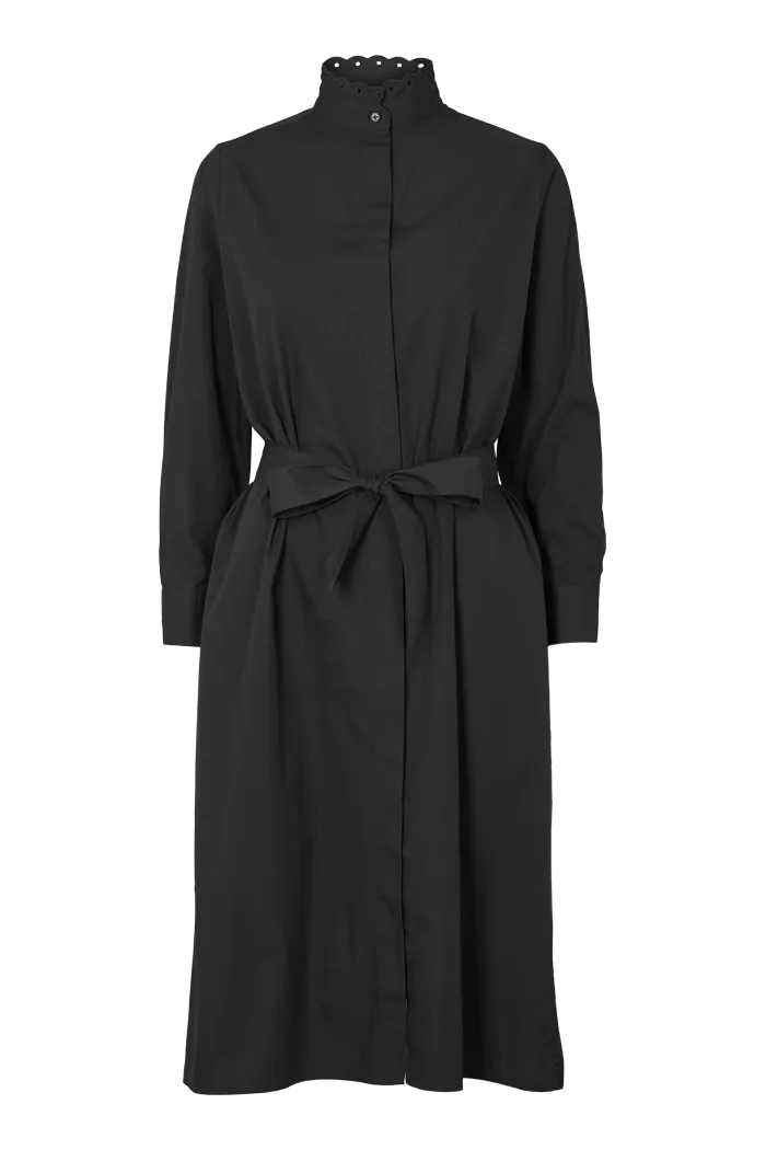 Eddy Shirt Dress - Black