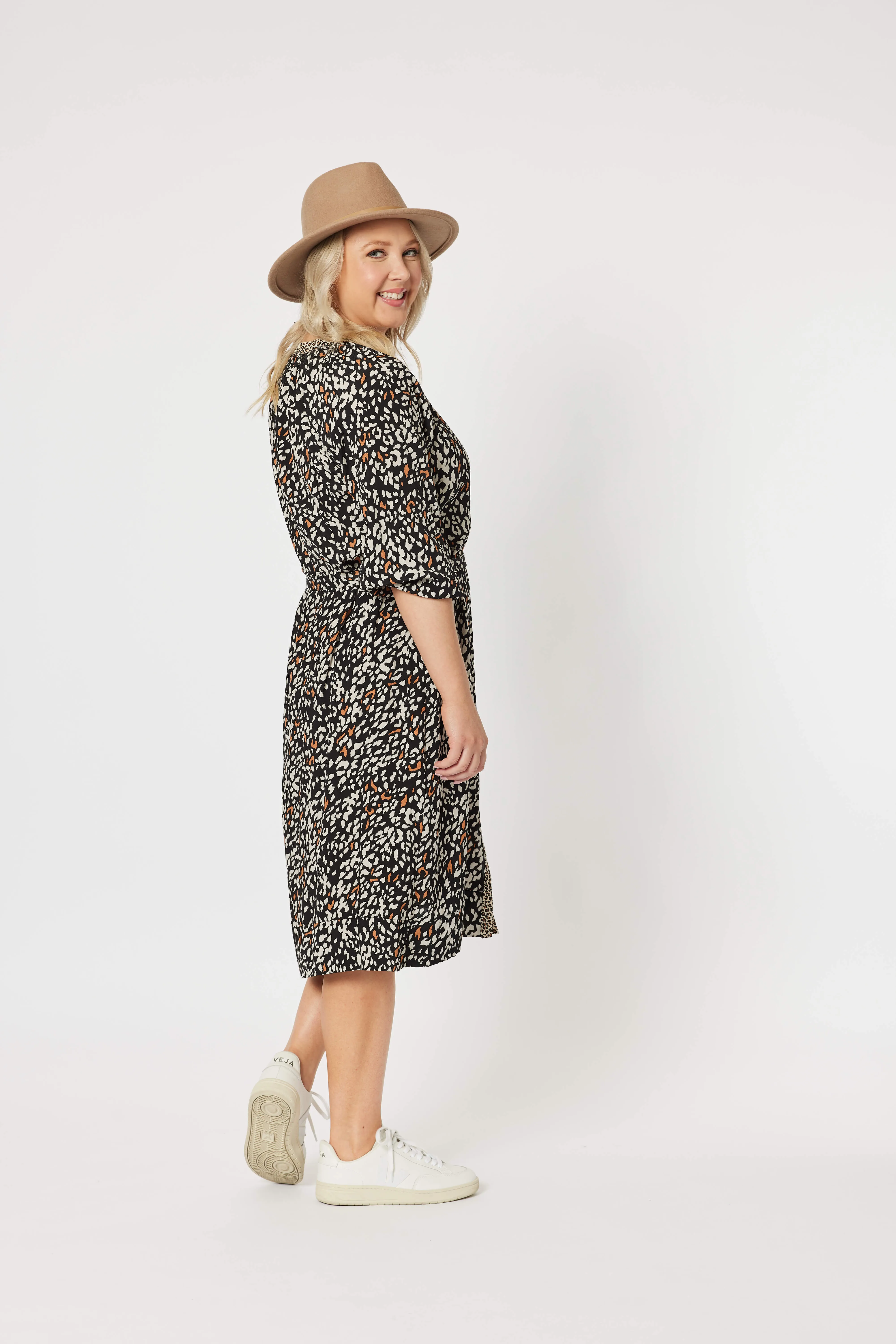 Ella Animal Print Dress