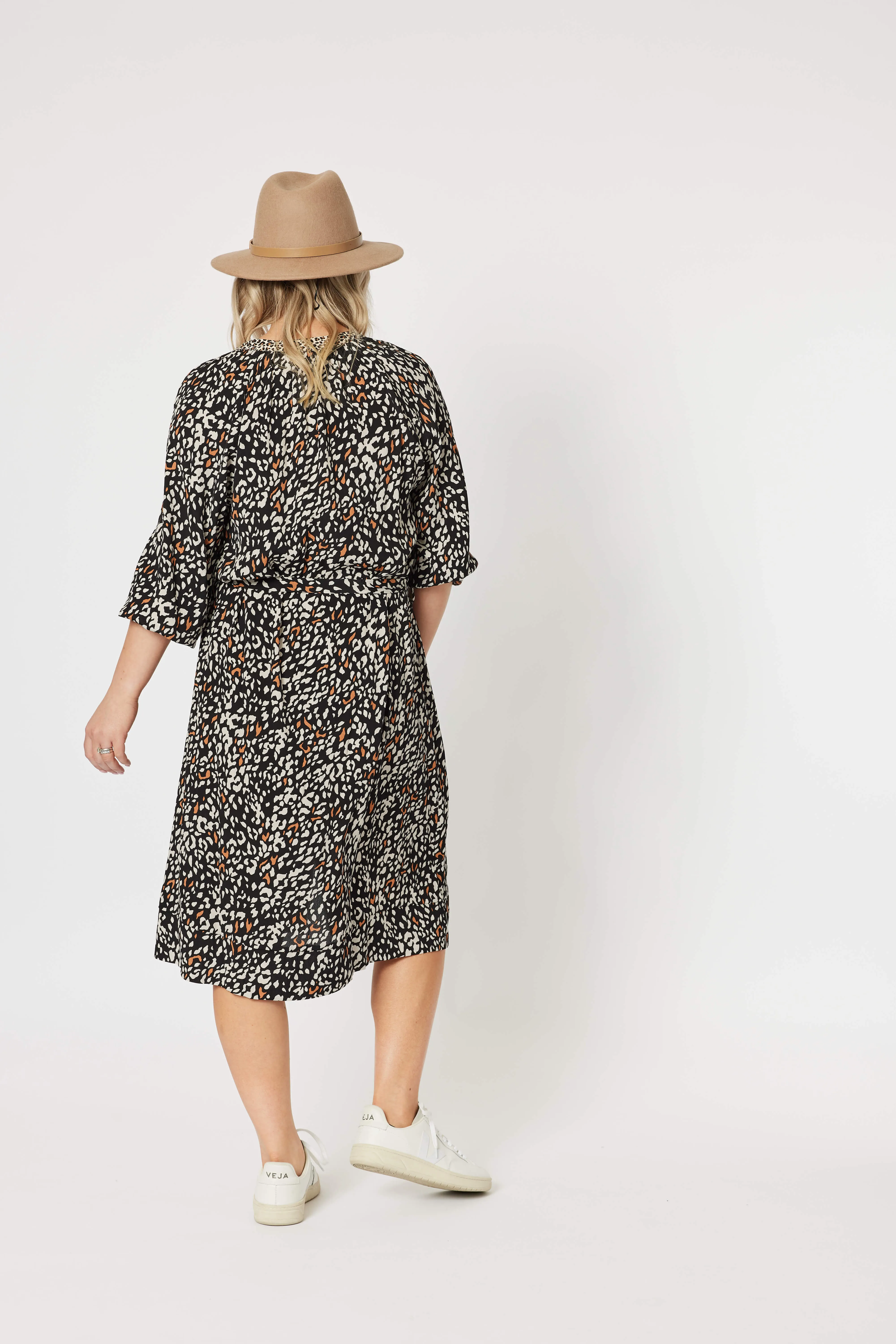 Ella Animal Print Dress