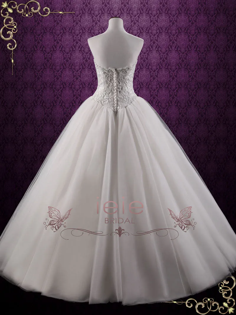 Fairy Tale Lace Ball Gown Wedding Dress | Bella