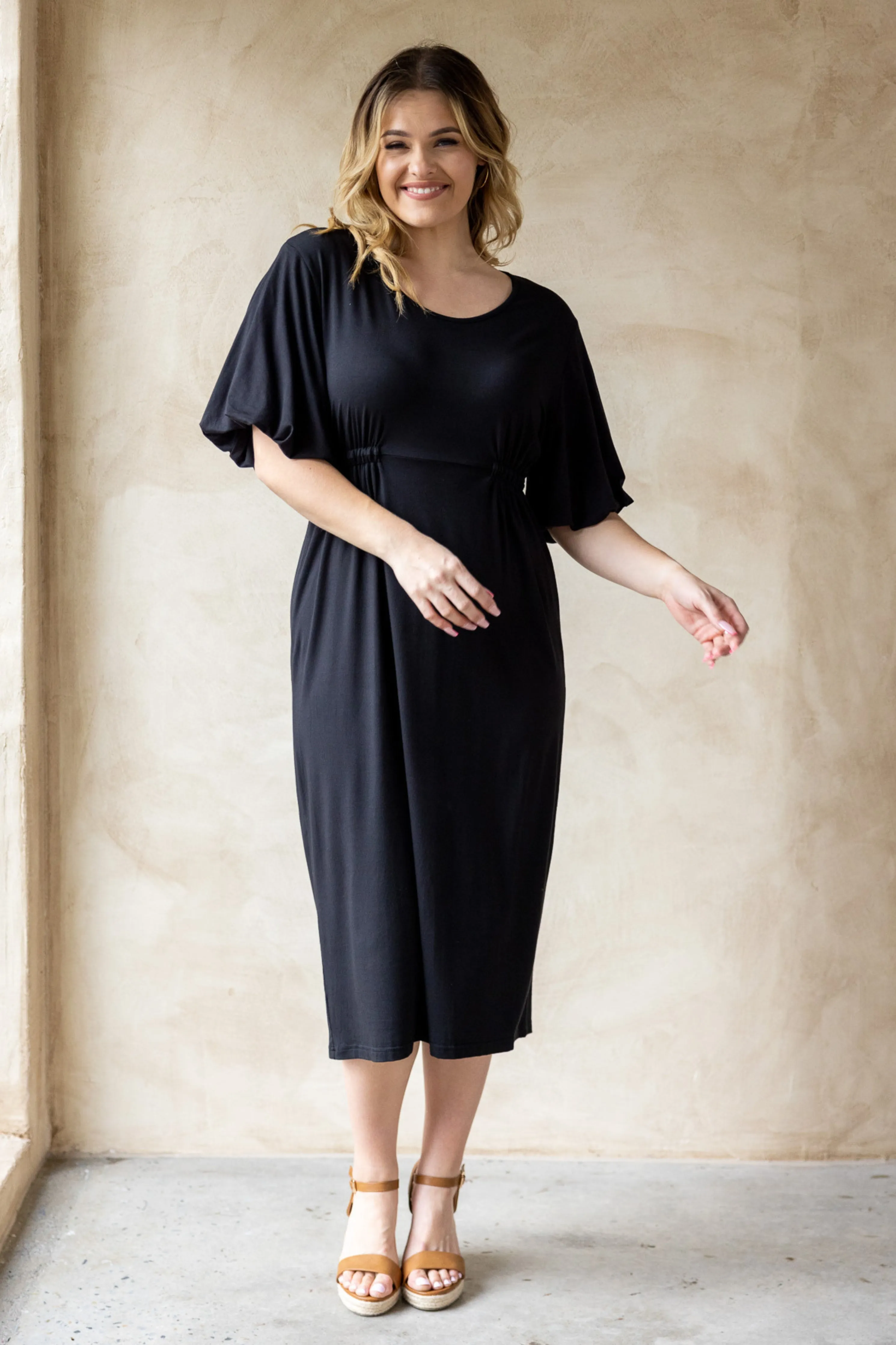 FINAL SALE Farrow Dress in Black