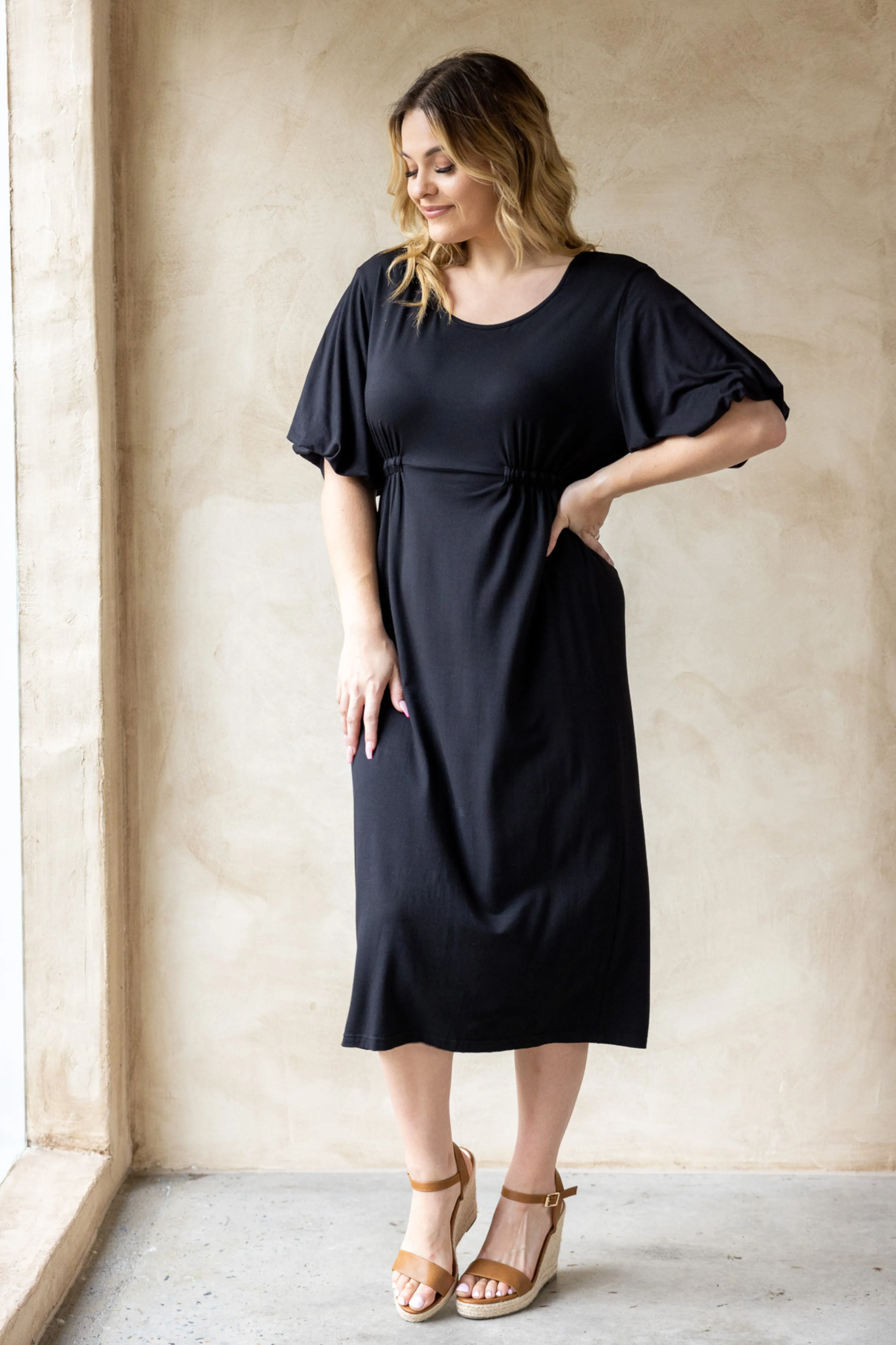 FINAL SALE Farrow Dress in Black