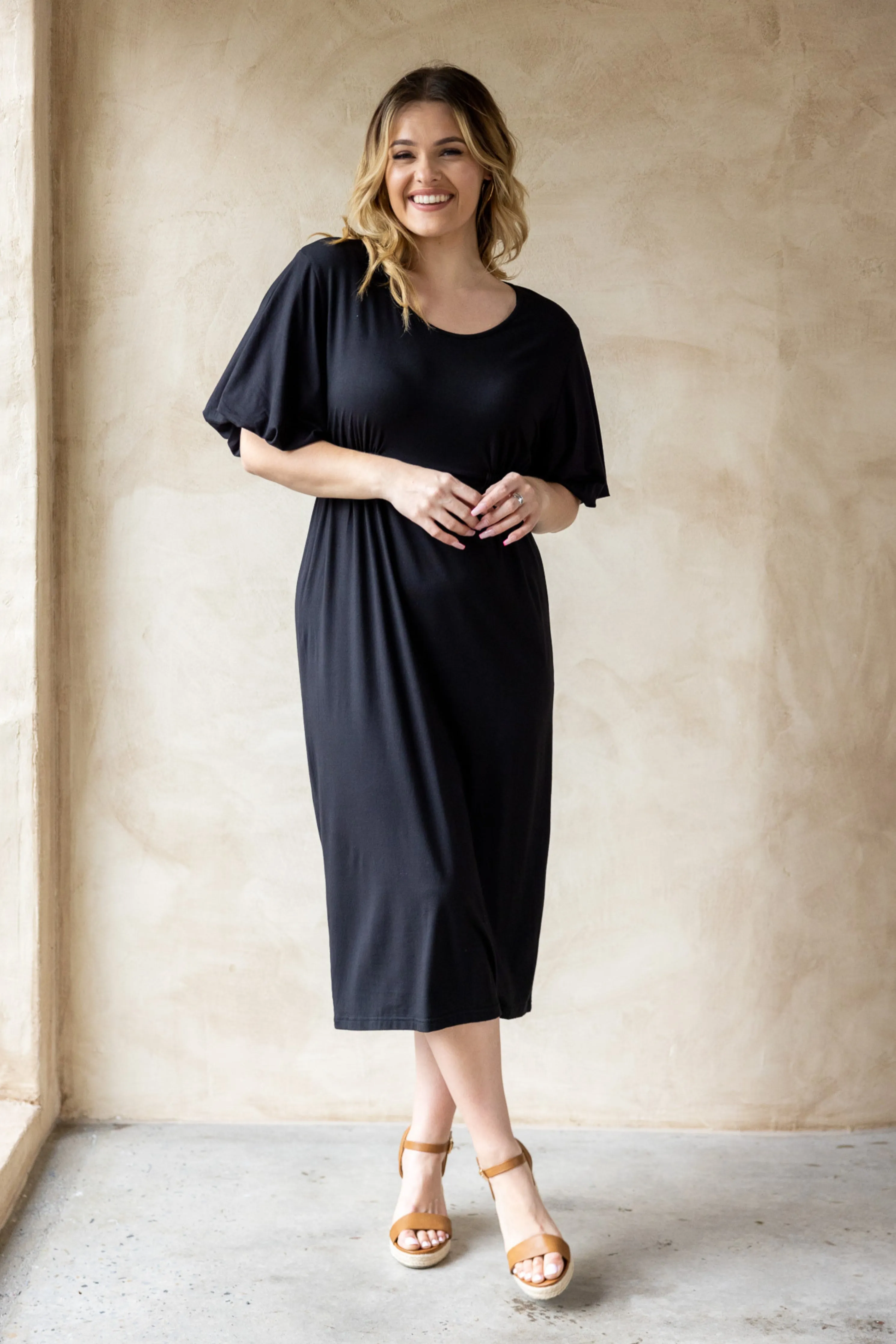 FINAL SALE Farrow Dress in Black