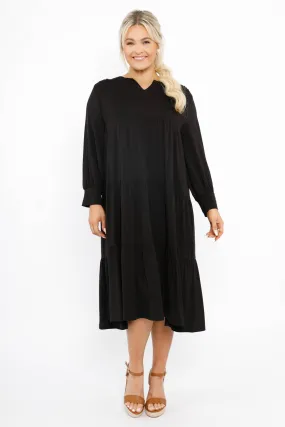 FINAL SALE Oasis Dress in Black