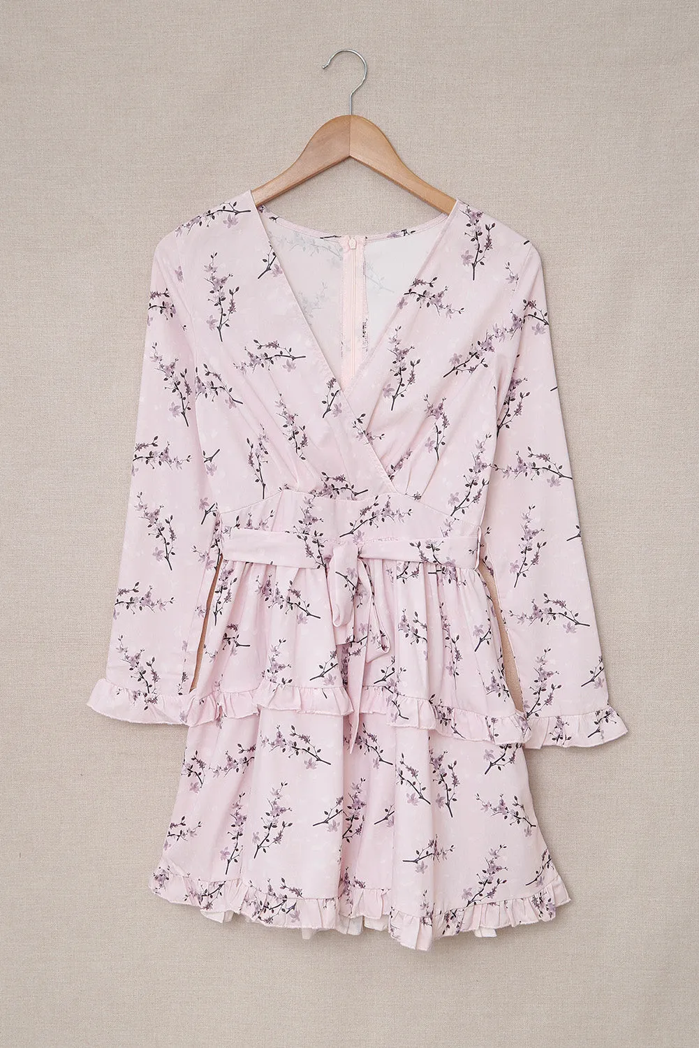 Floral Print Long Sleeve Dress