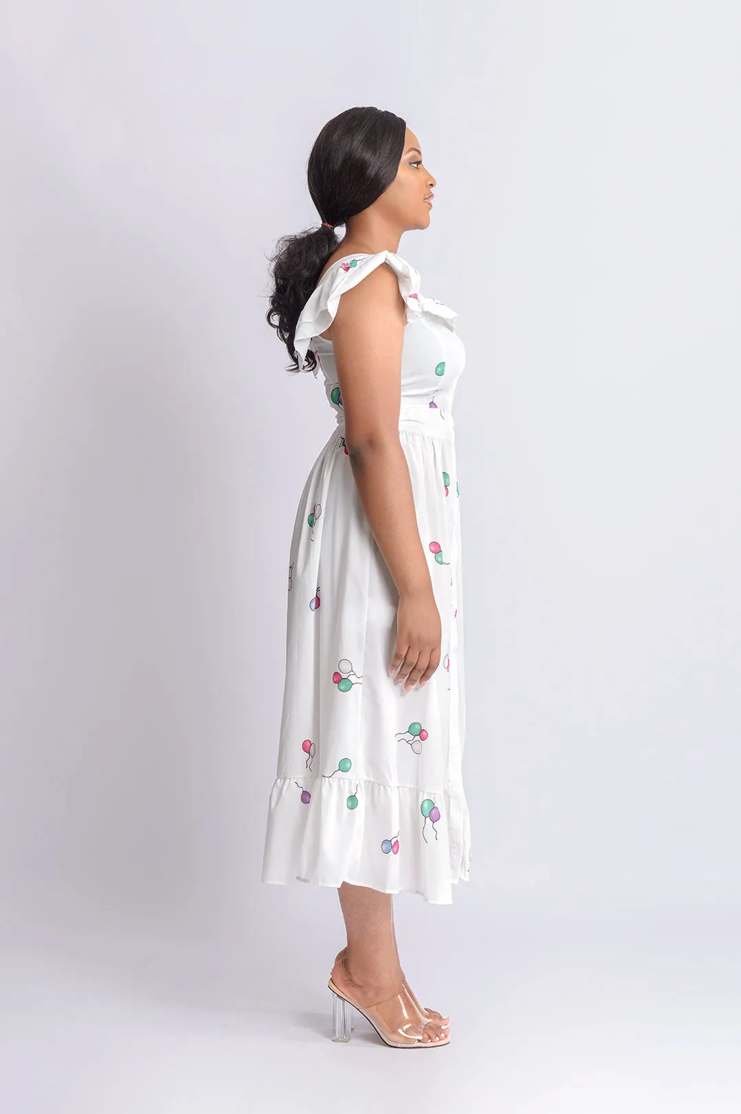 FRANCINE DRESS - WHITE