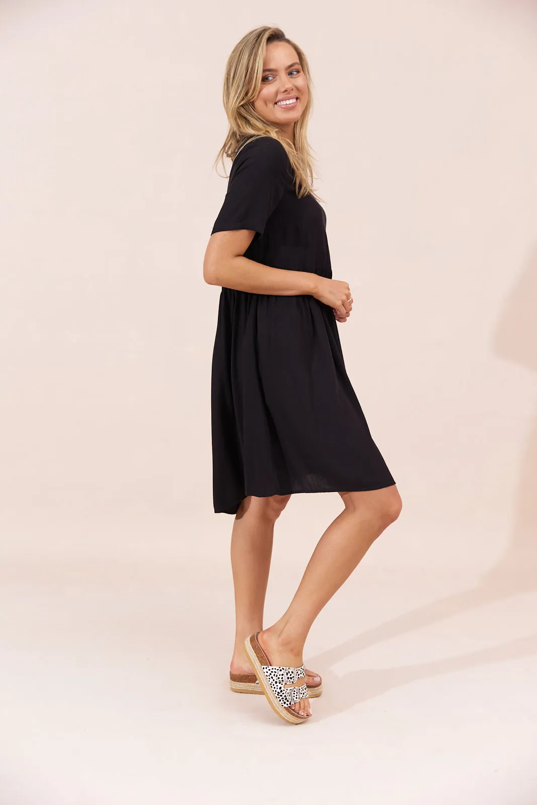 HAYMAN DRESS - BLACK - Seconds