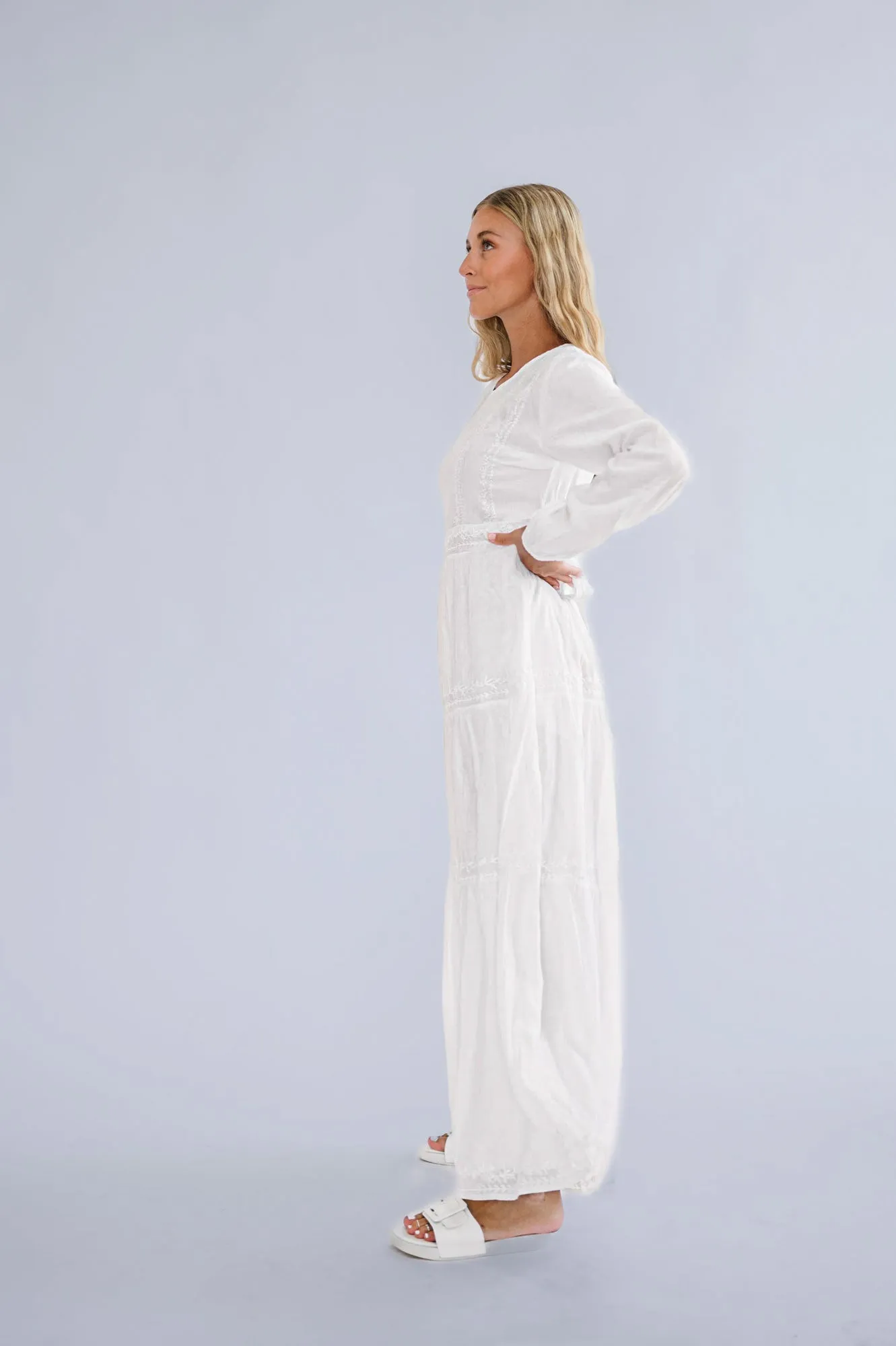 Joanie Dress in White