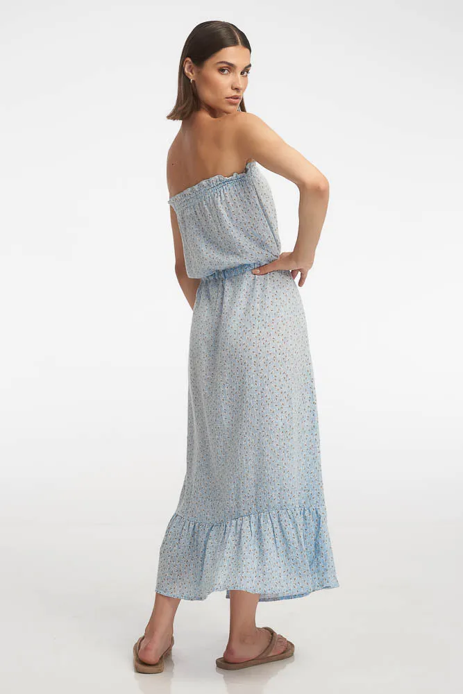 Joanne Maxi Dress / Sky Blossom