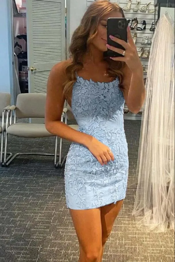 Lace Homecoming Dresses,Short Prom Dresses,BP728