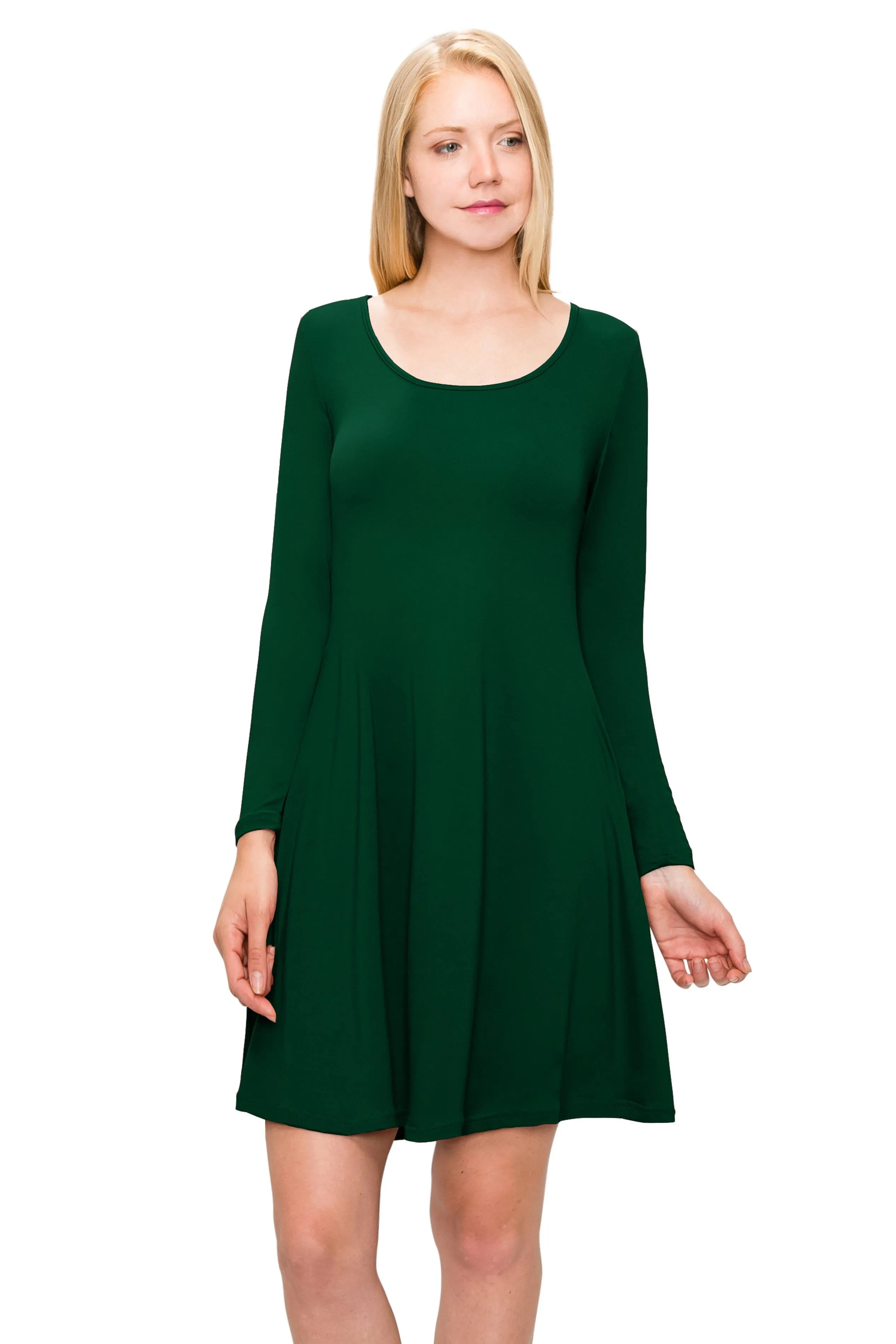 Long Sleeve Swing Dress