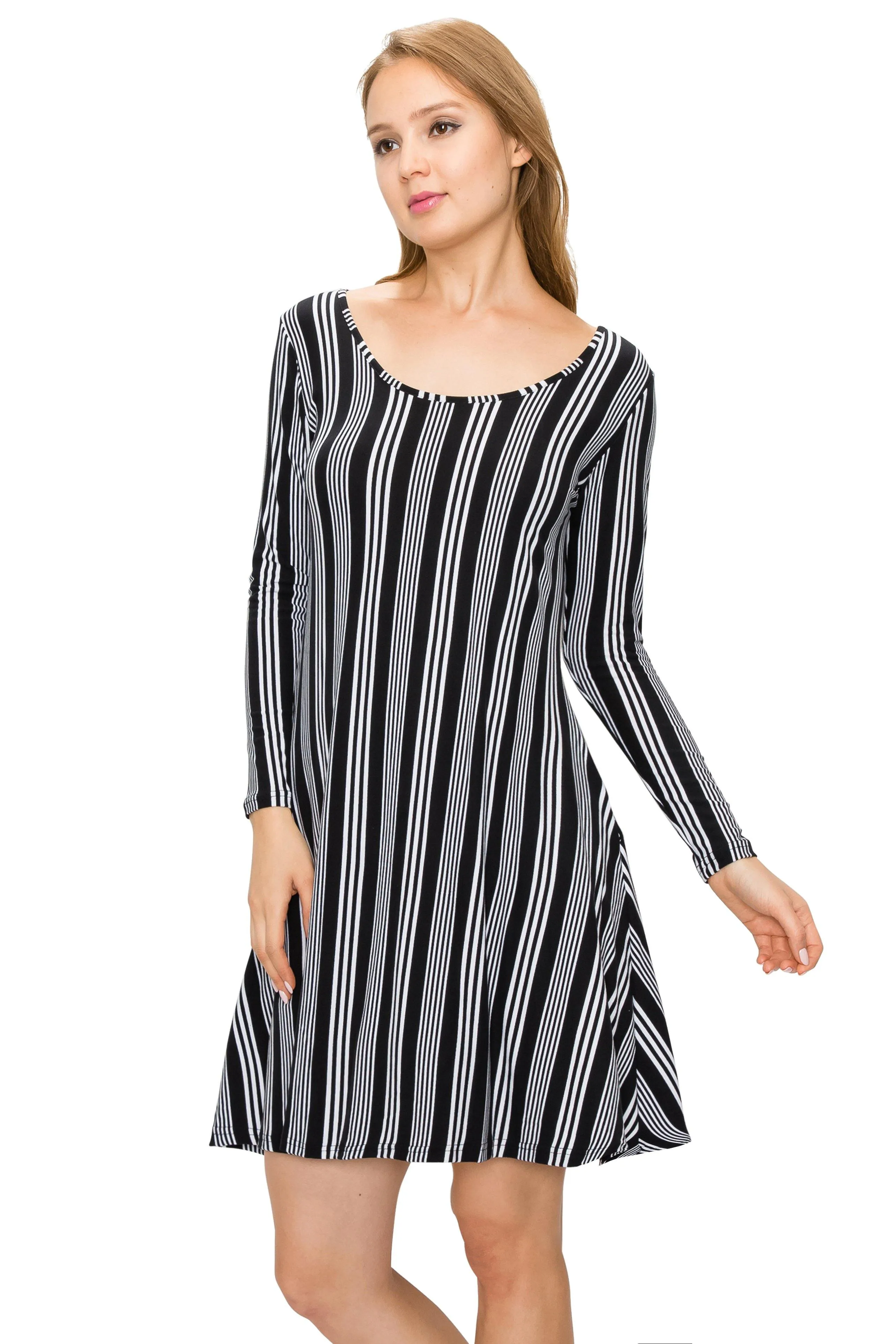 Long Sleeve Swing Dress