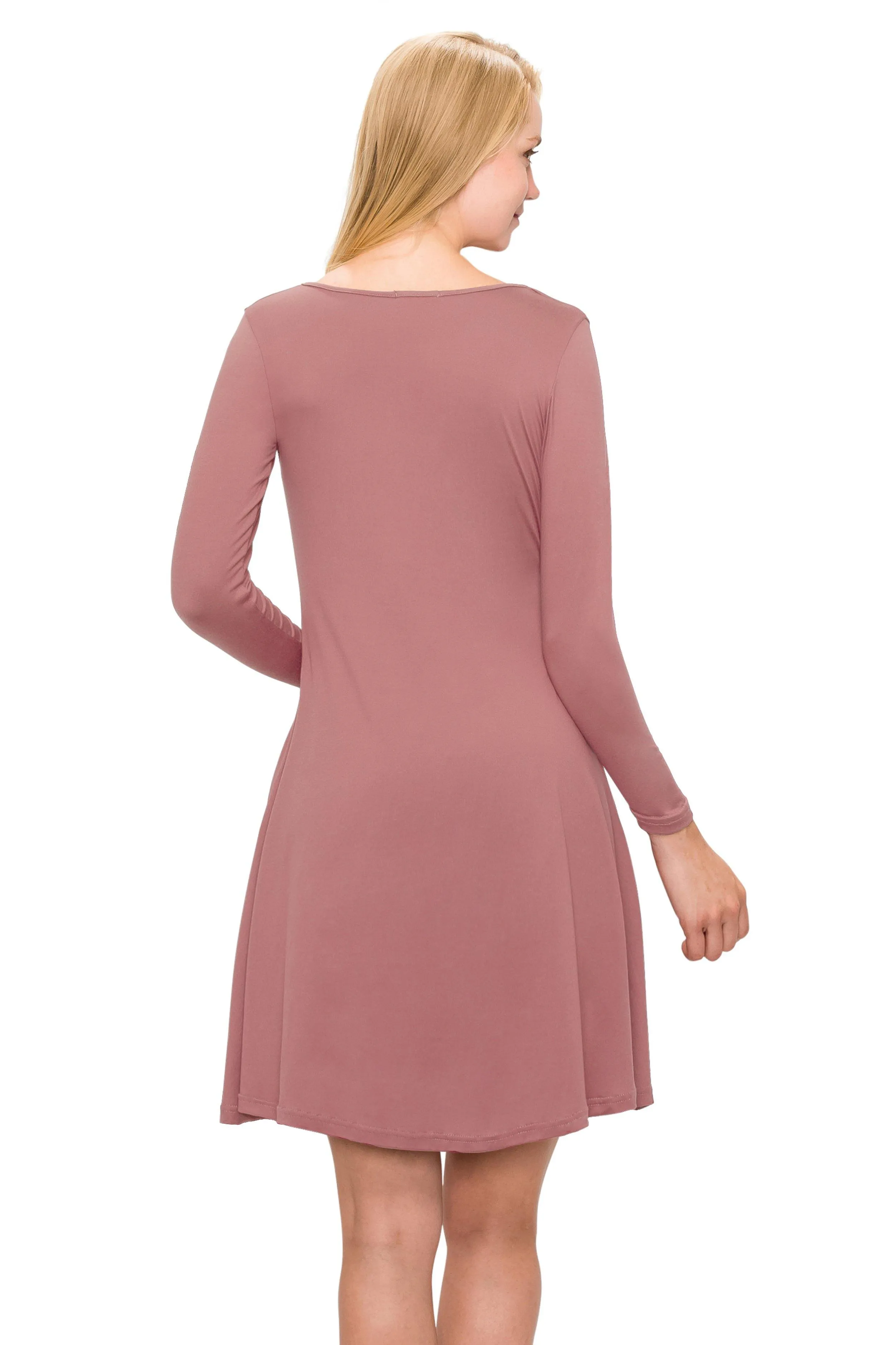 Long Sleeve Swing Dress