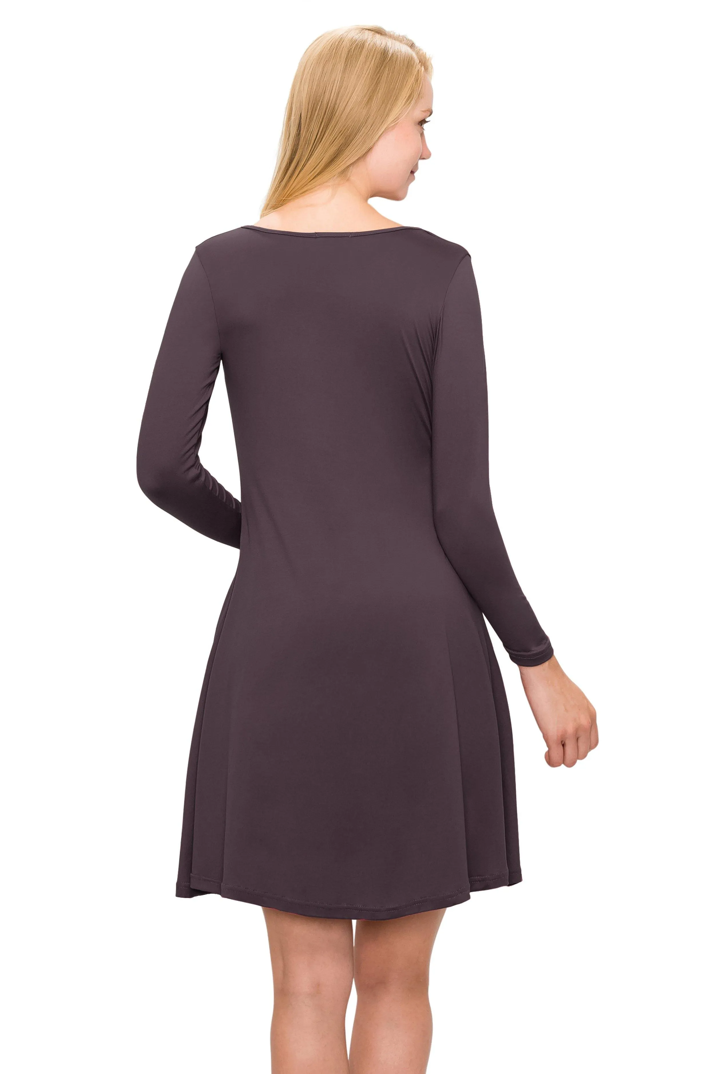 Long Sleeve Swing Dress