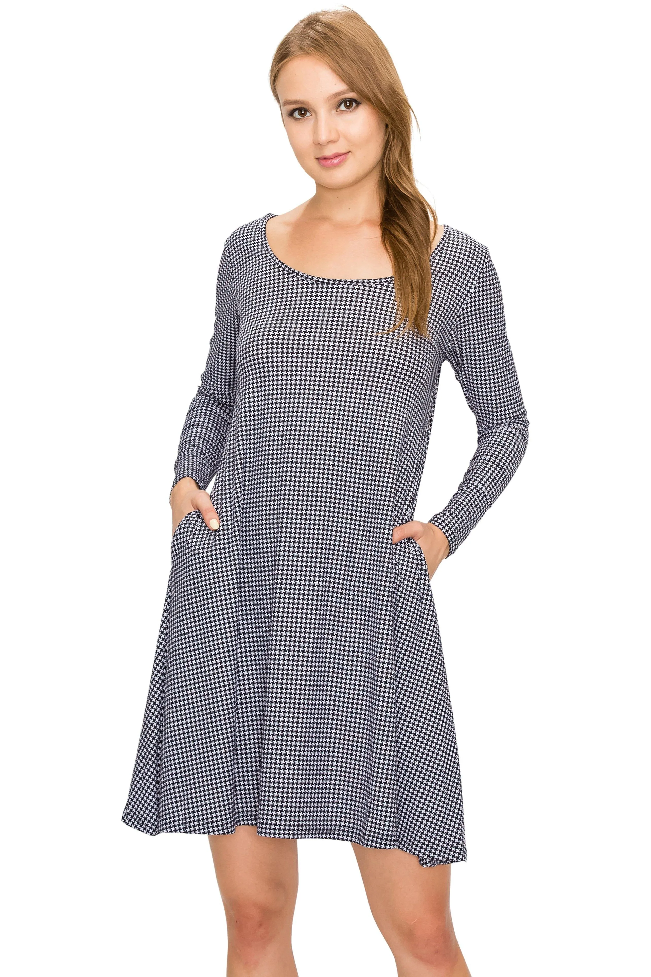 Long Sleeve Swing Dress