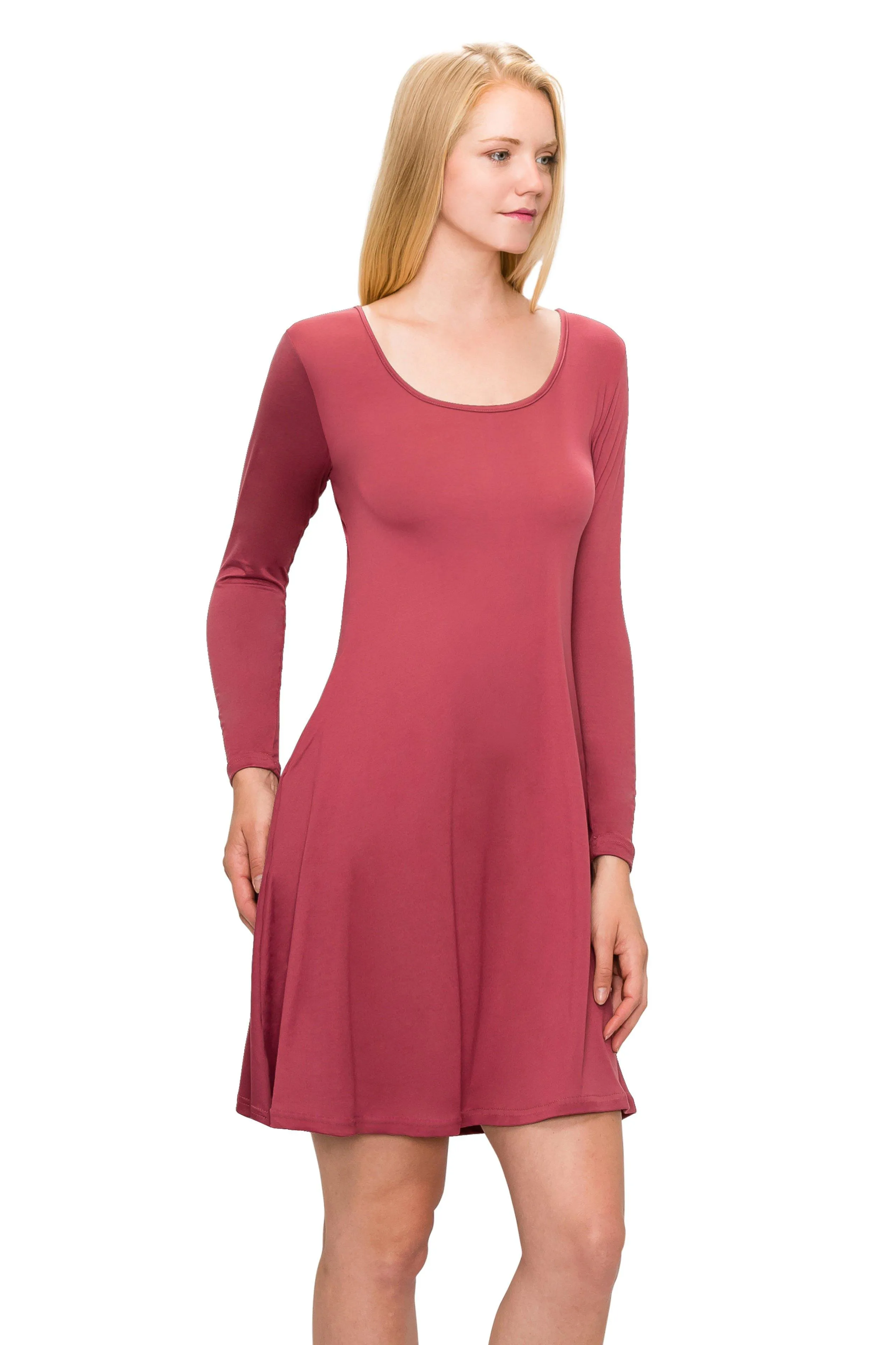 Long Sleeve Swing Dress