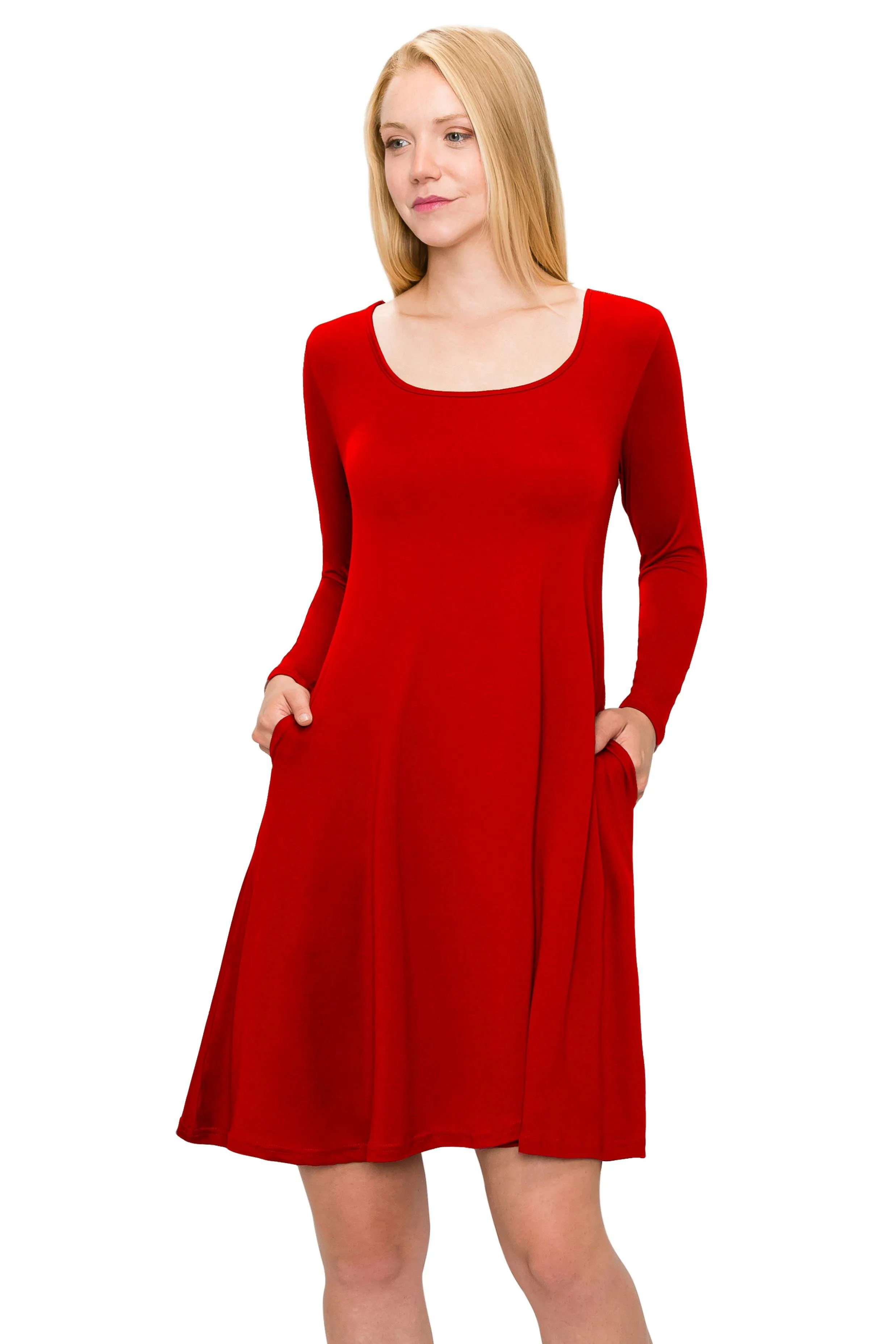 Long Sleeve Swing Dress