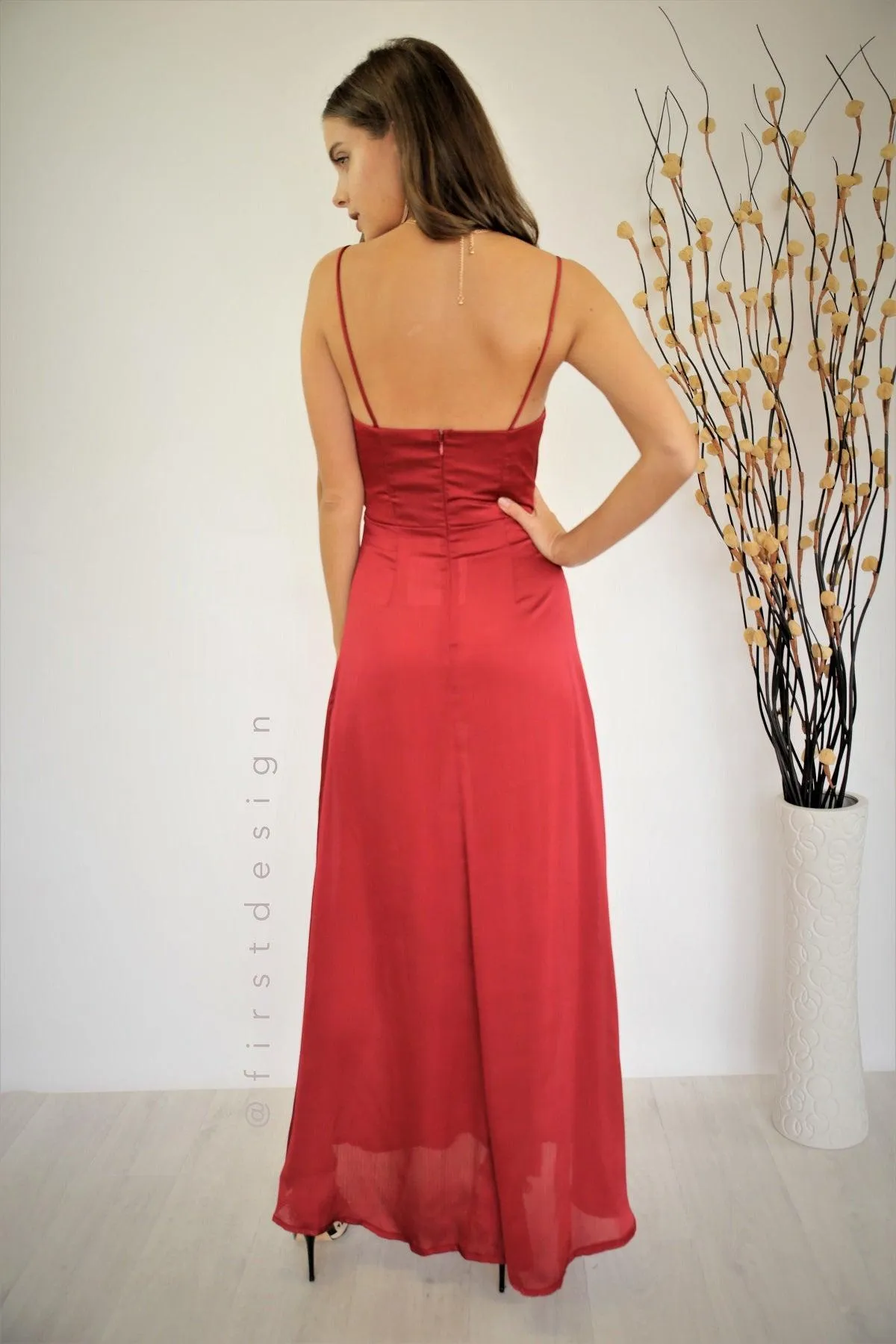 Maya Dress - Red