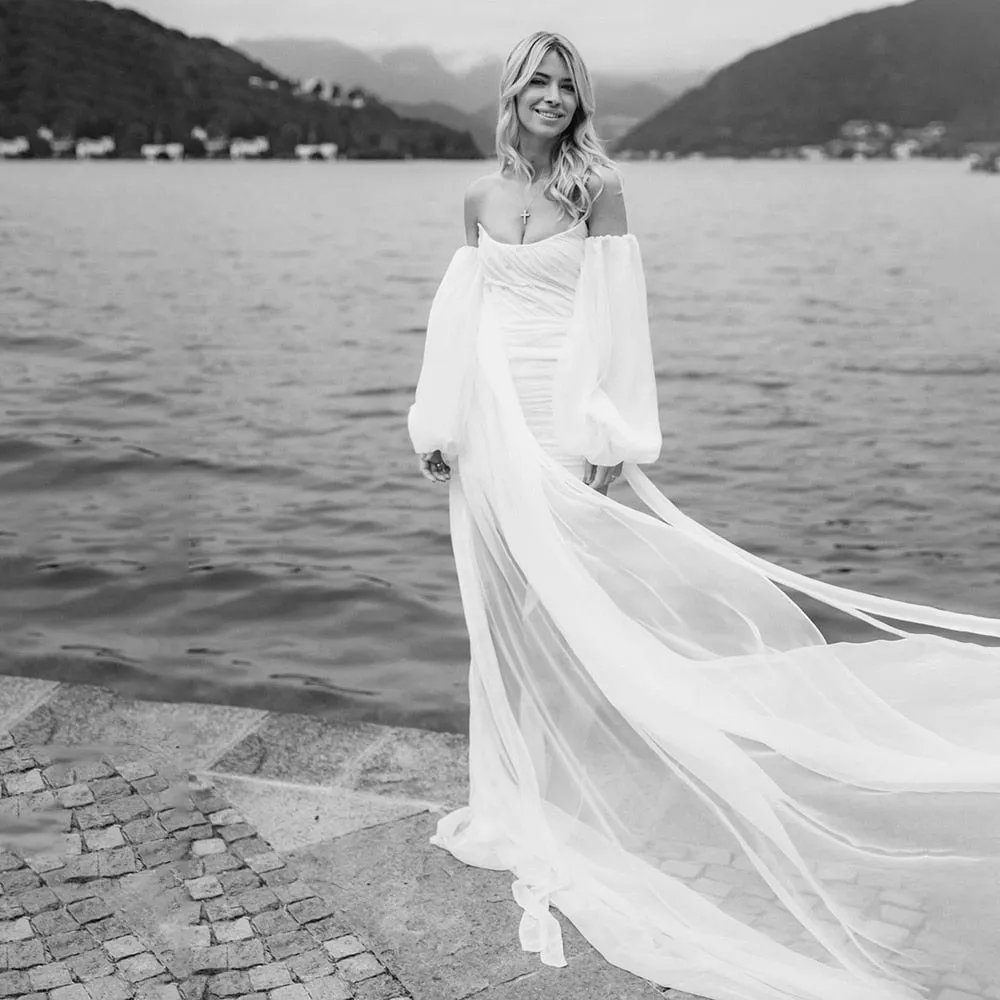 Modern Minimalist Wedding Gown