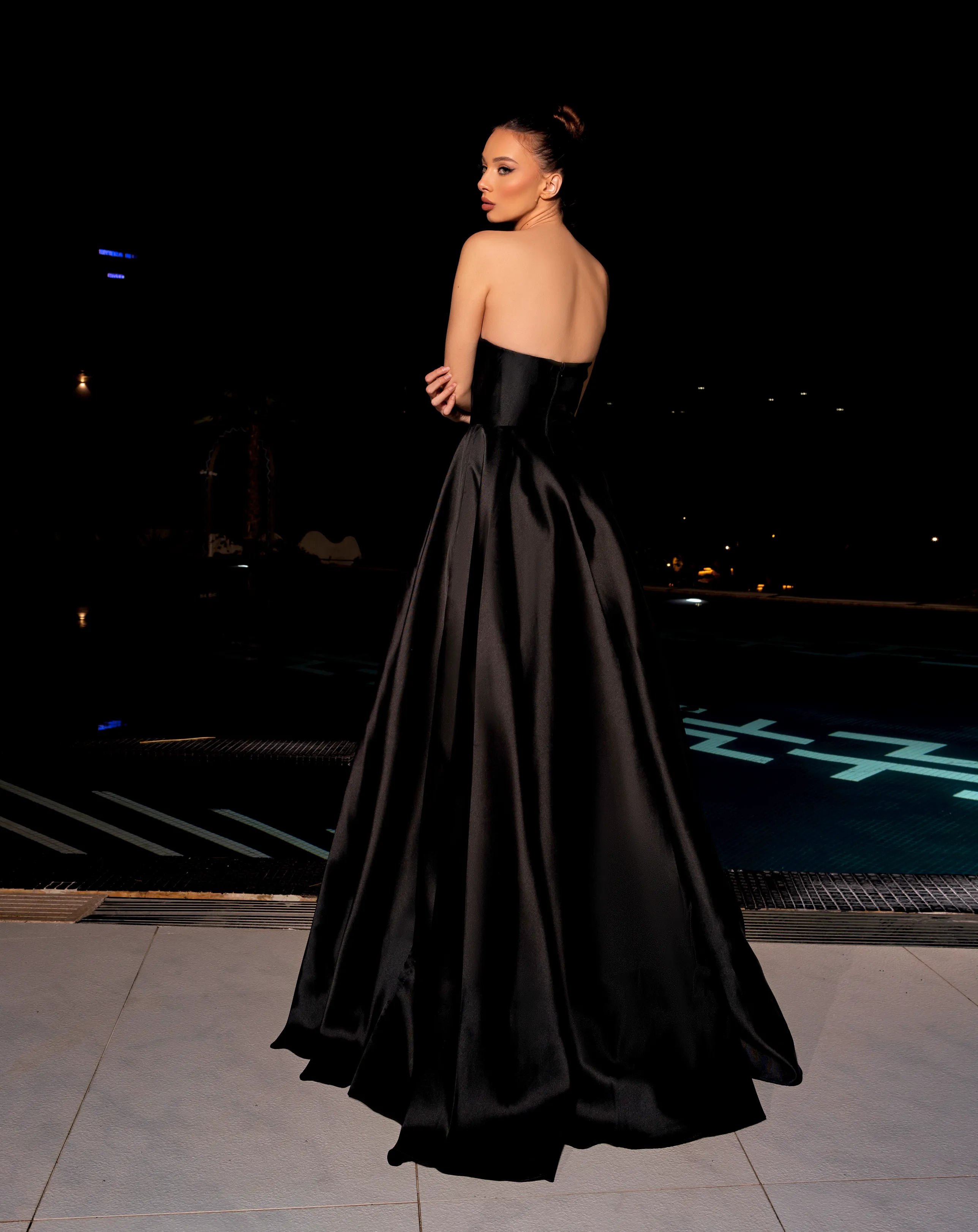 NICOLETTA Eliana Gown - Black