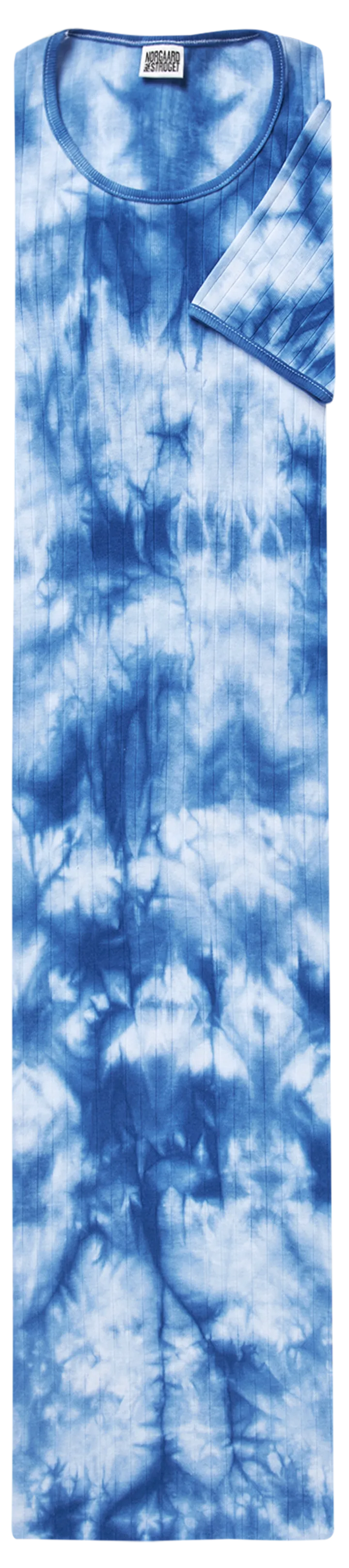 NPS John Dress Short Sleeve Tie Dye, Klein