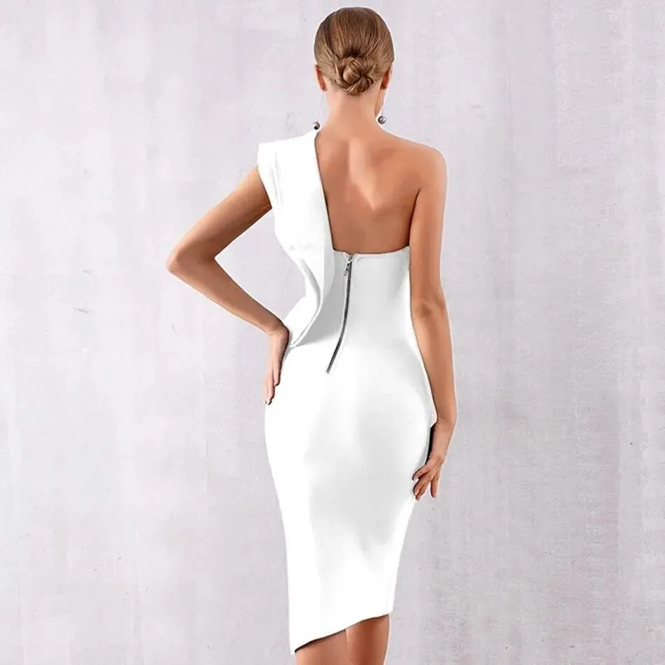 One Shoulder Bodycon Dress