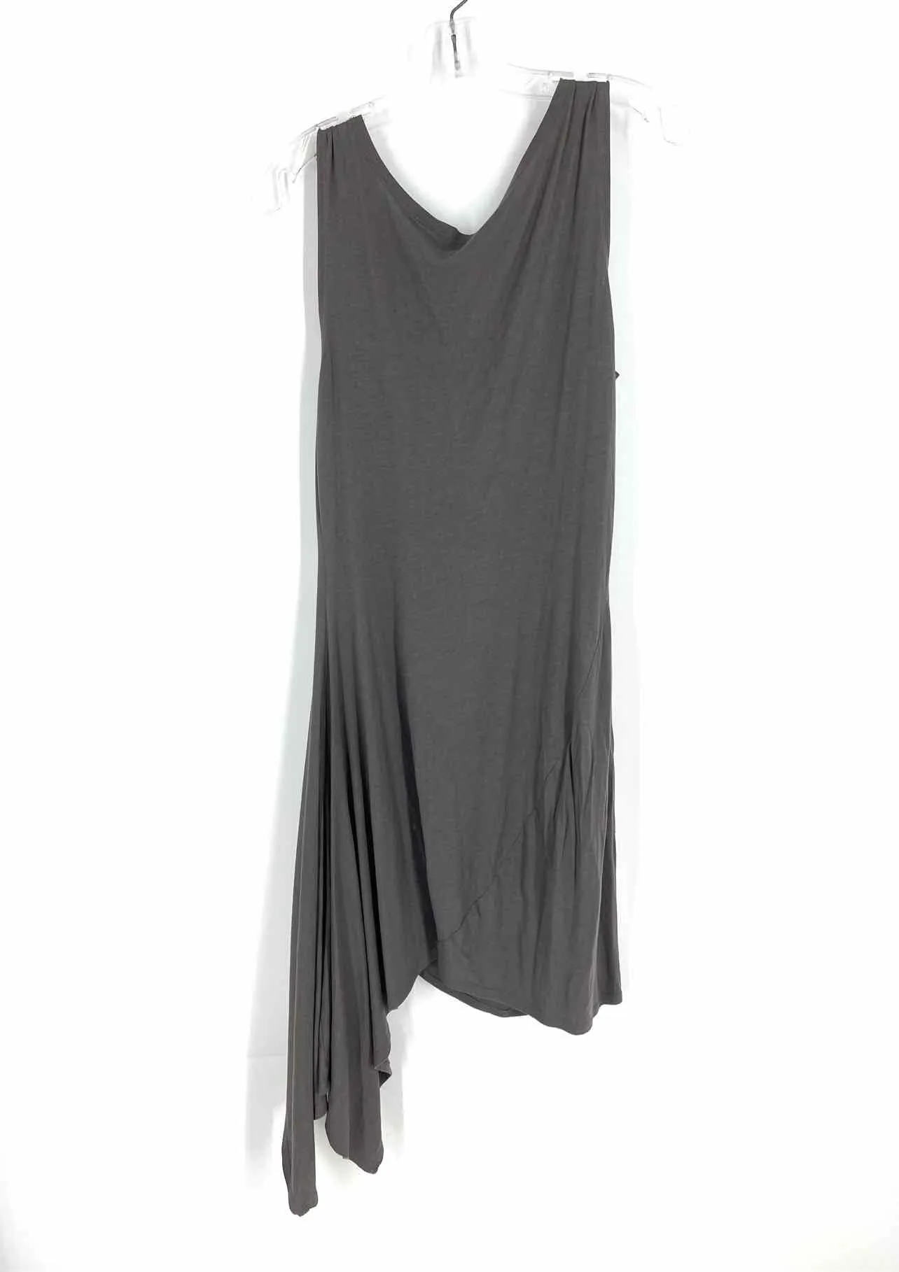 Peruvian Connection Size M Gray Solid Dresses Dress