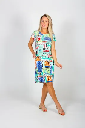 Pure Essence Funky Print Dress