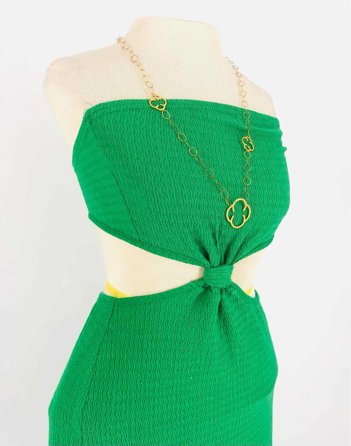 Shein Size 6 Green Knit Maxi Dresses Dress