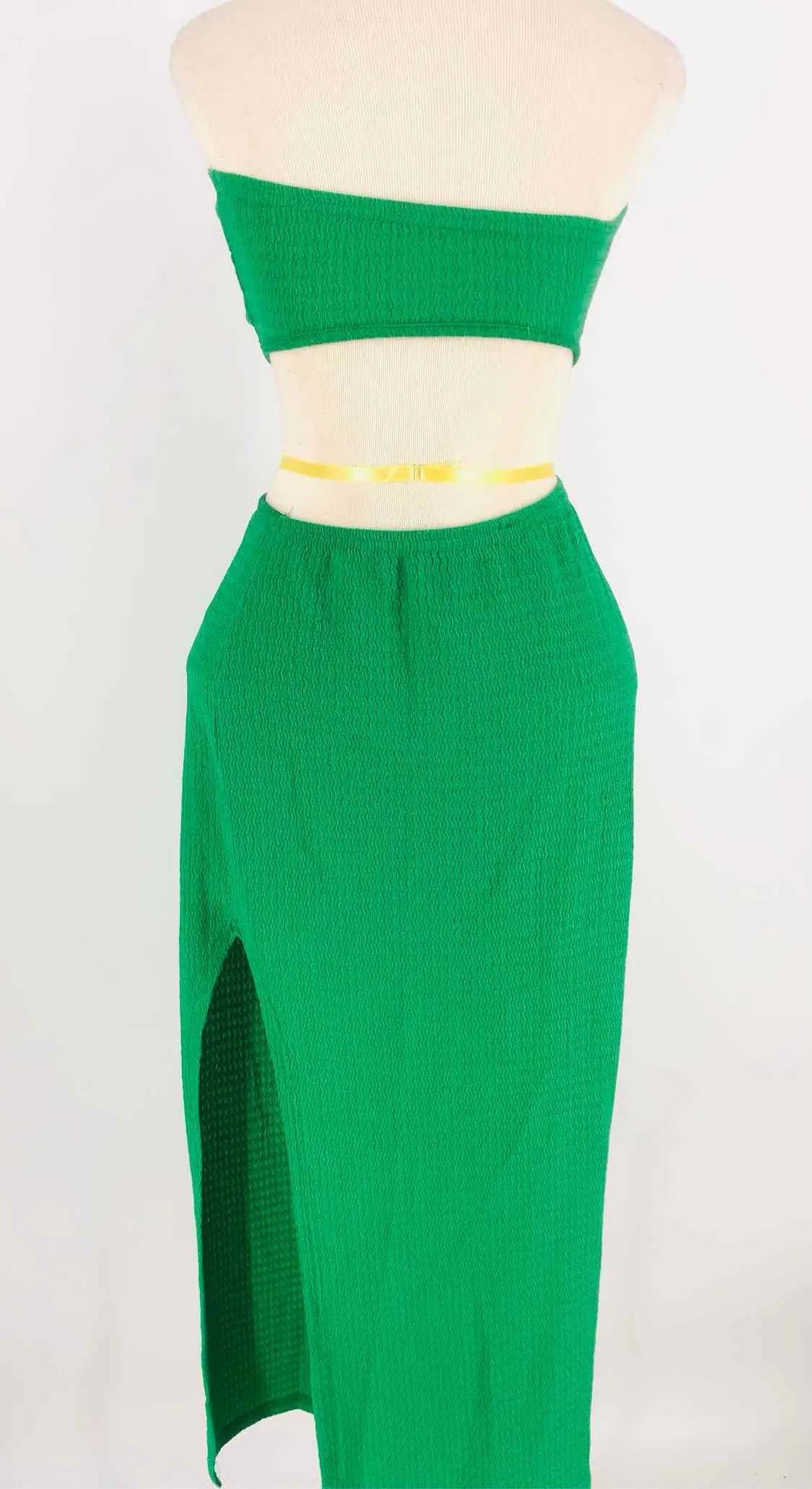 Shein Size 6 Green Knit Maxi Dresses Dress