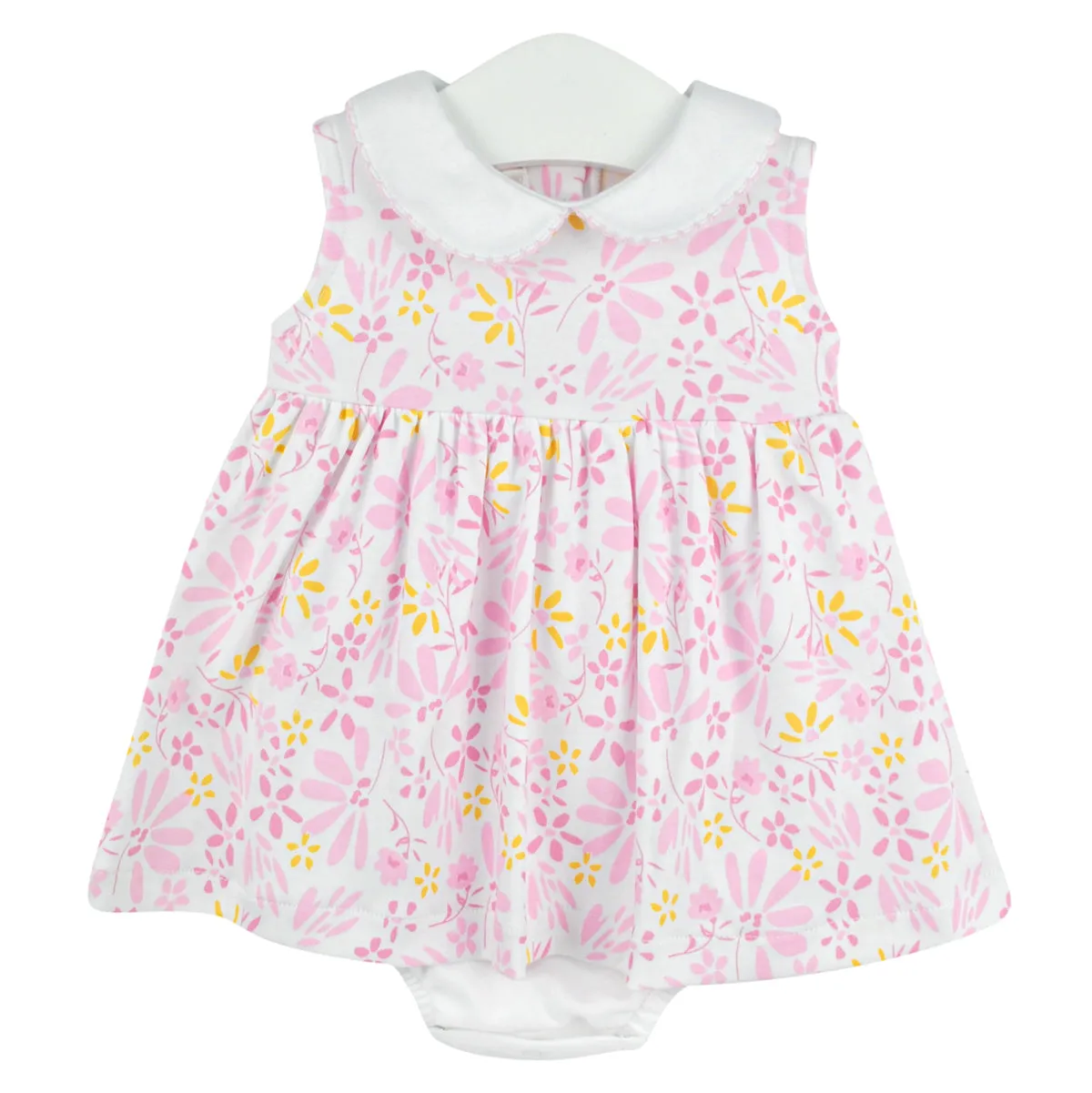 Spring Flowers Printed Dress | Baby Girl