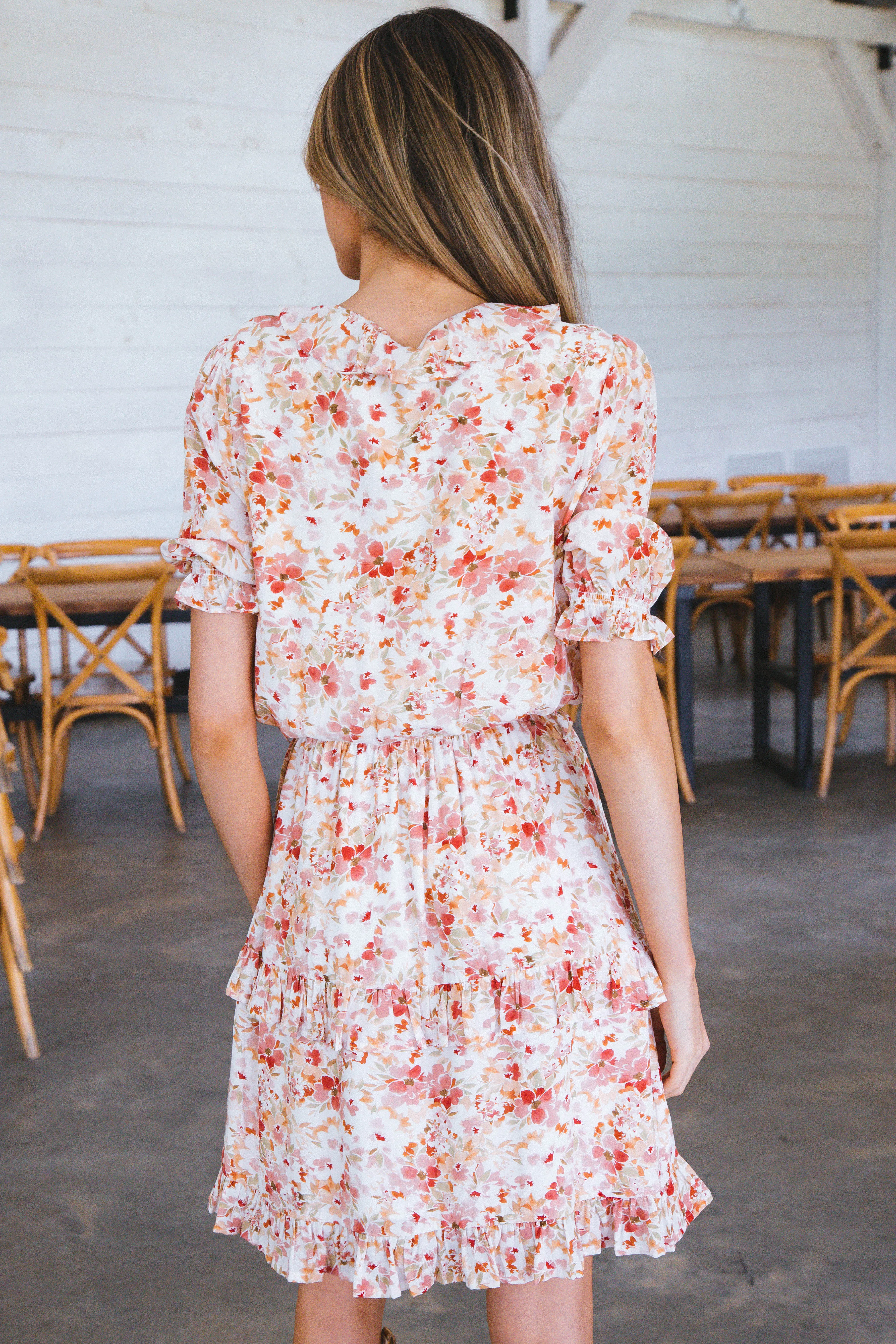 Tara Floral Dress, Apple Blossom | Velvet Heart